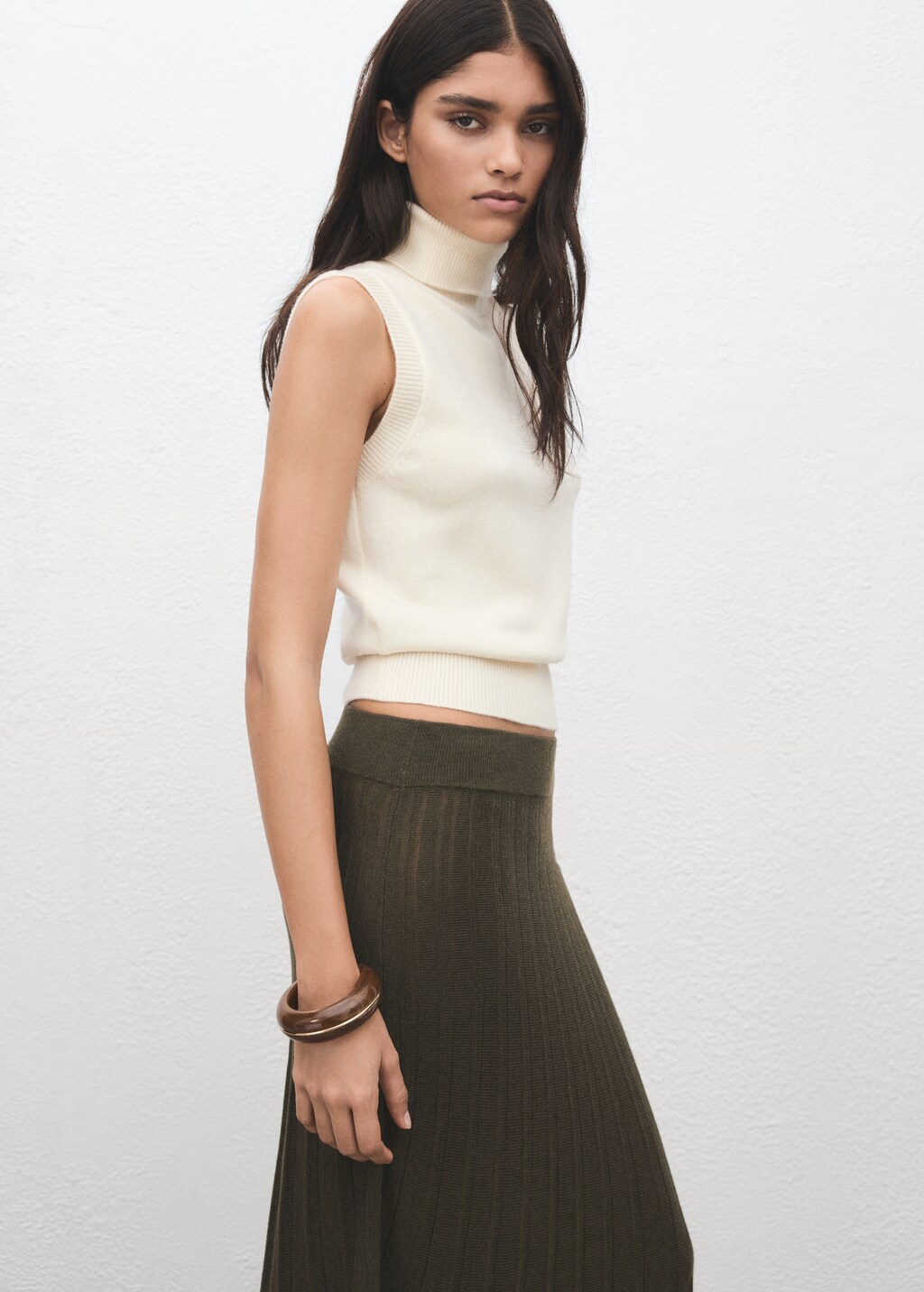 Mango Turtleneck knit top