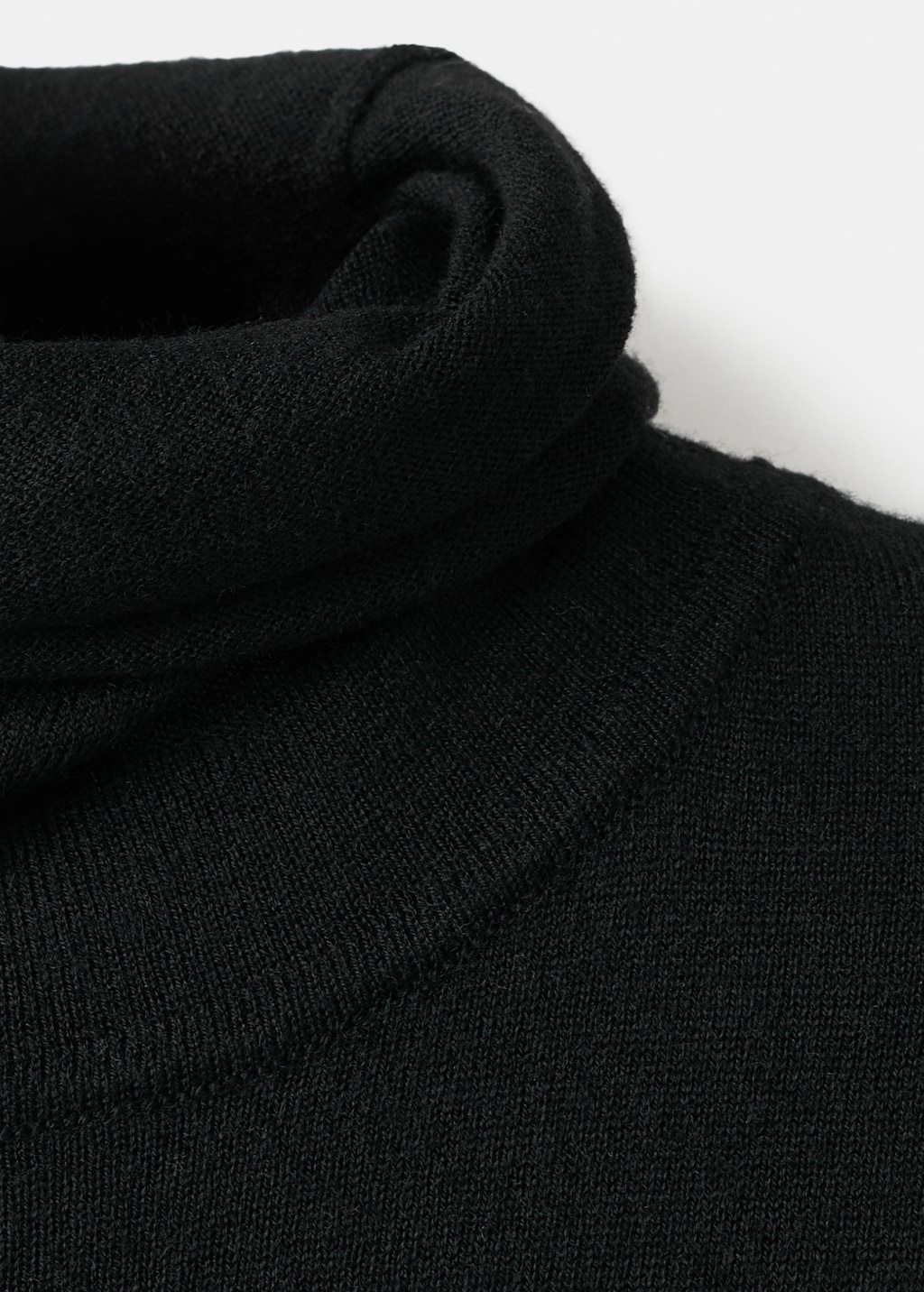 Mango Turtleneck knitted dress with brooch thumbnail