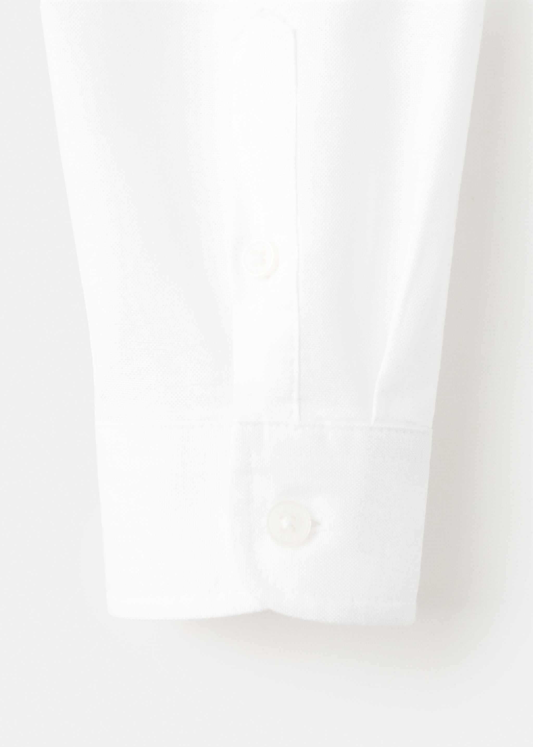 Oxford cotton shirt - Details of the article 0, White. Ref: 27061266-00.