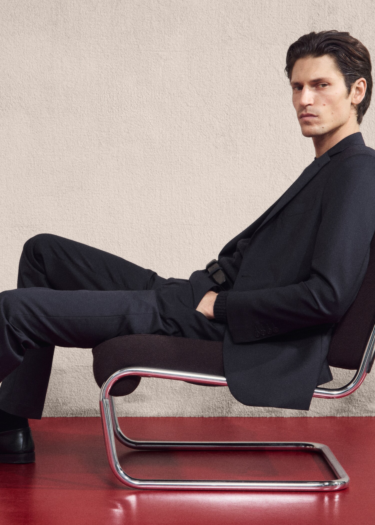 Turin 100% wool suit trousers - Details of the article 3