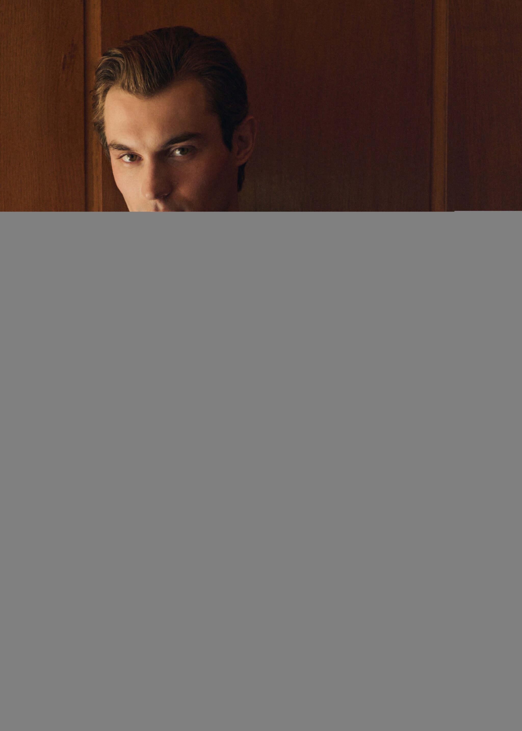 Americana traje Turín 100% lana cruzado - Detalle del artículo 5, Gris. Ref: 27061272-00.