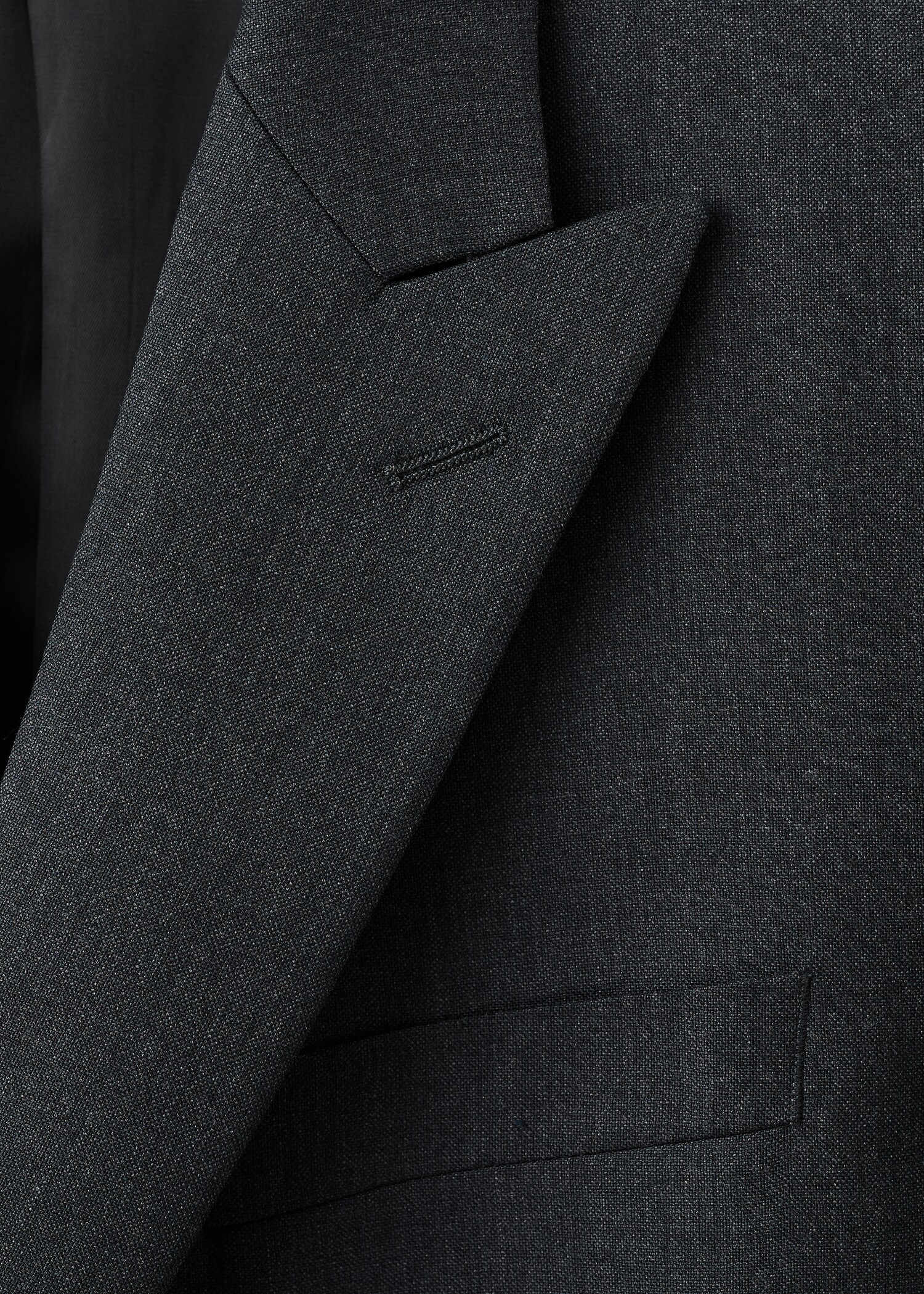 Turin 100% Wool Double-Breasted Suit Blazer - Details of the article 8