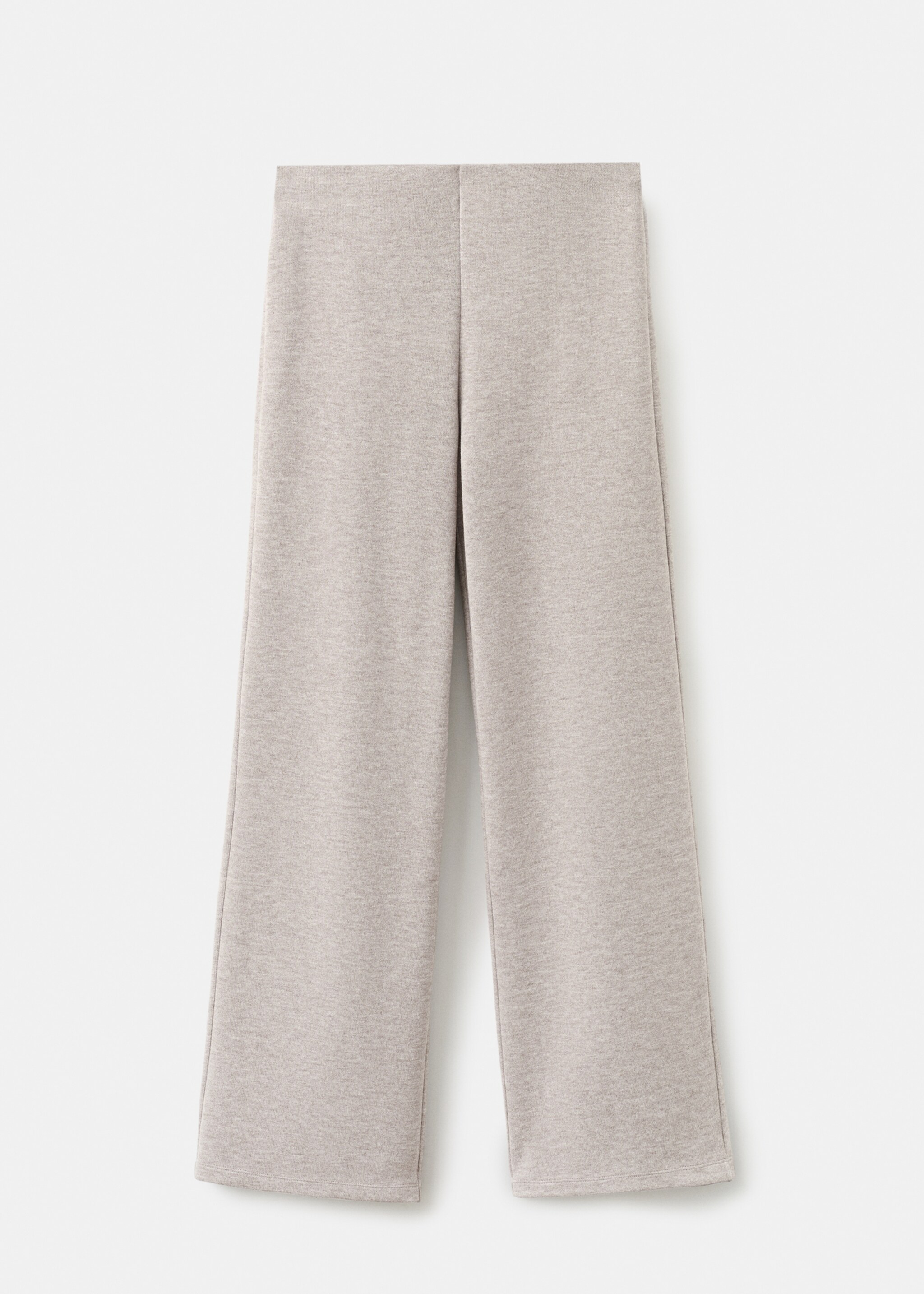 Straight-fit trousers with elastic waist - Article without model, Medium Brown. Ref: 27061274-00.