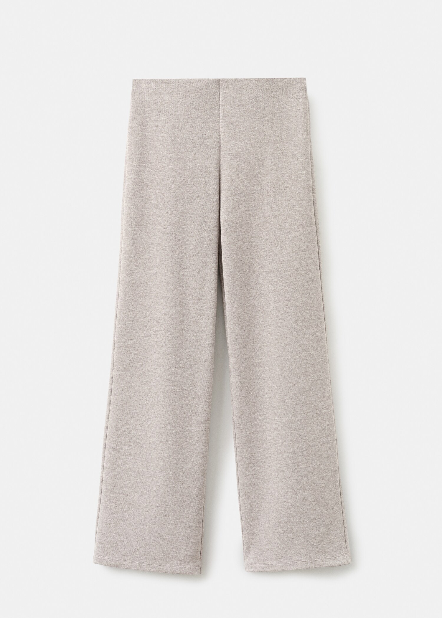 Straight-fit trousers with elastic waist - Article without model