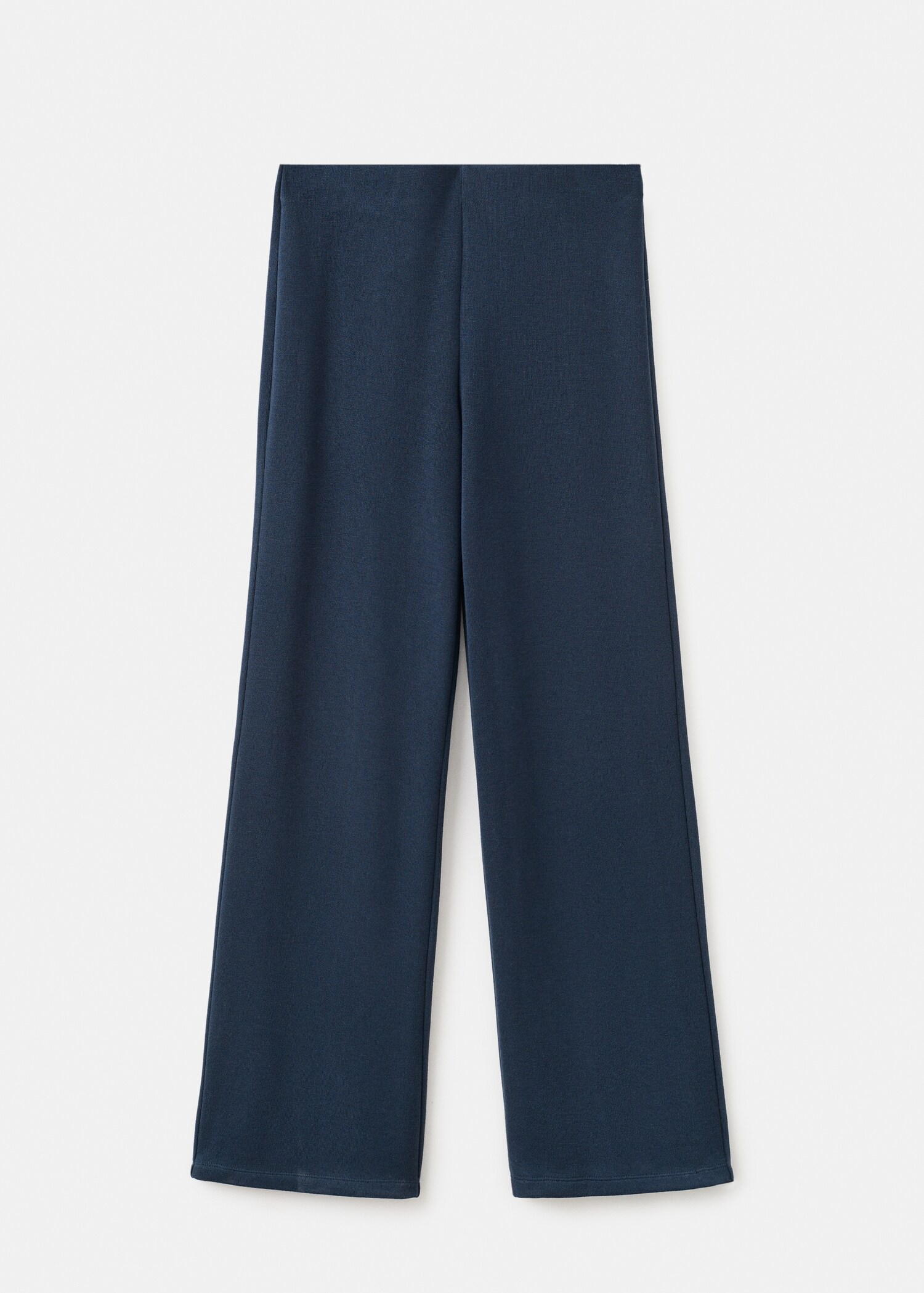 Straight-fit trousers with elastic waist - Article without model