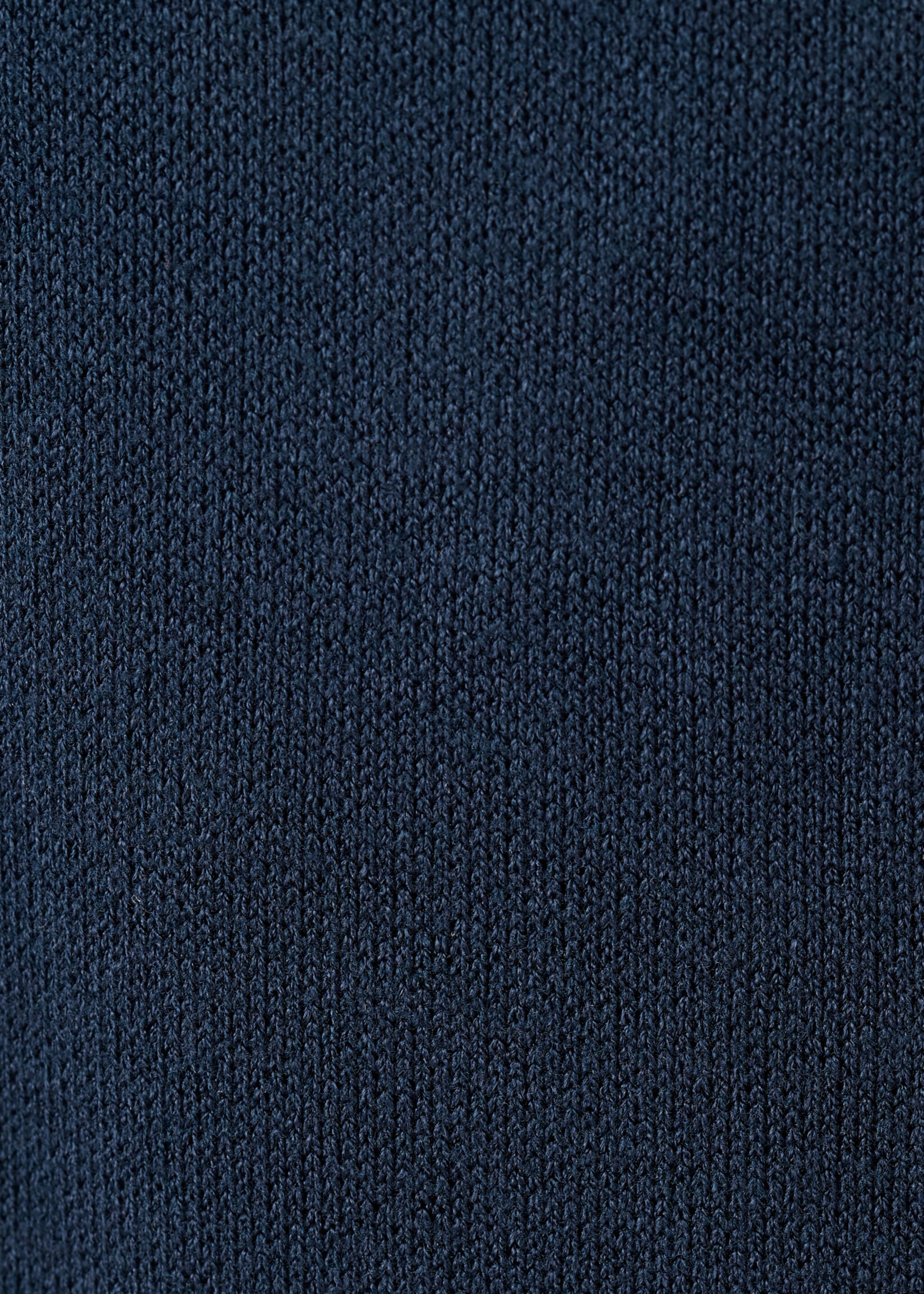 Straight-fit trousers with elastic waist - Details of the article 0, Navy. Ref: 27061274-00.