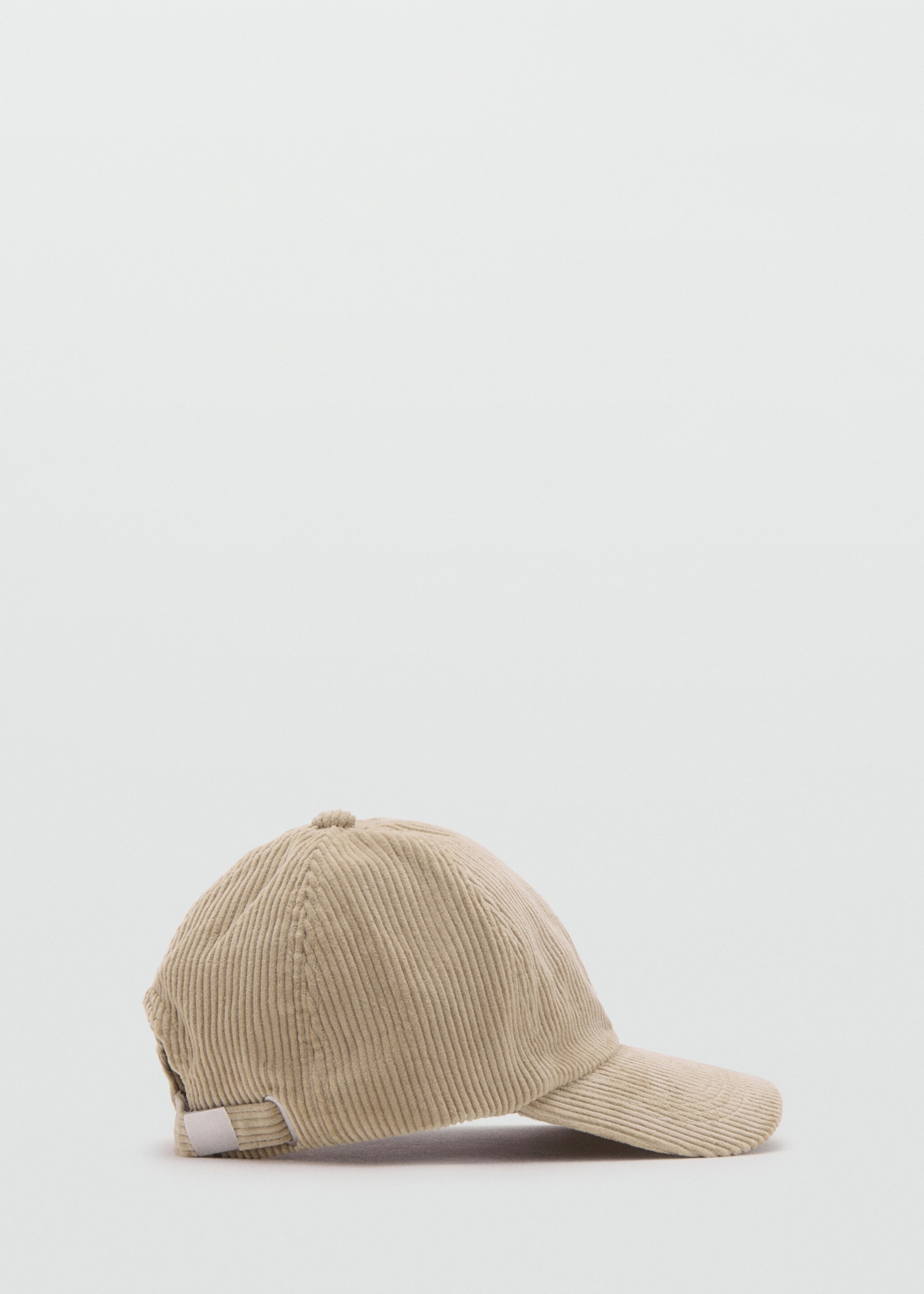 Corduroy cap - Article without model, Beige. Ref: 27061276-00.