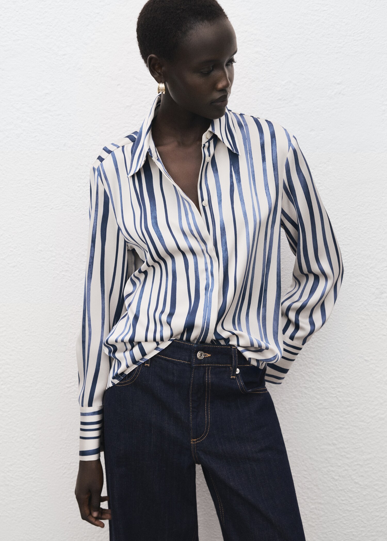 Chemise fluide imprimée - Plan moyen