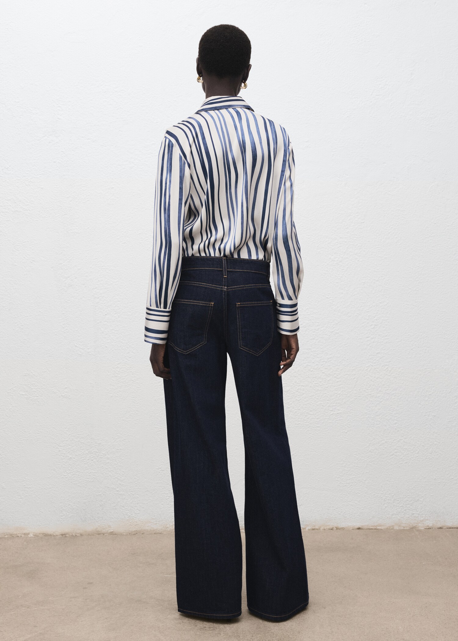 Chemise fluide imprimée - Verso de l’article