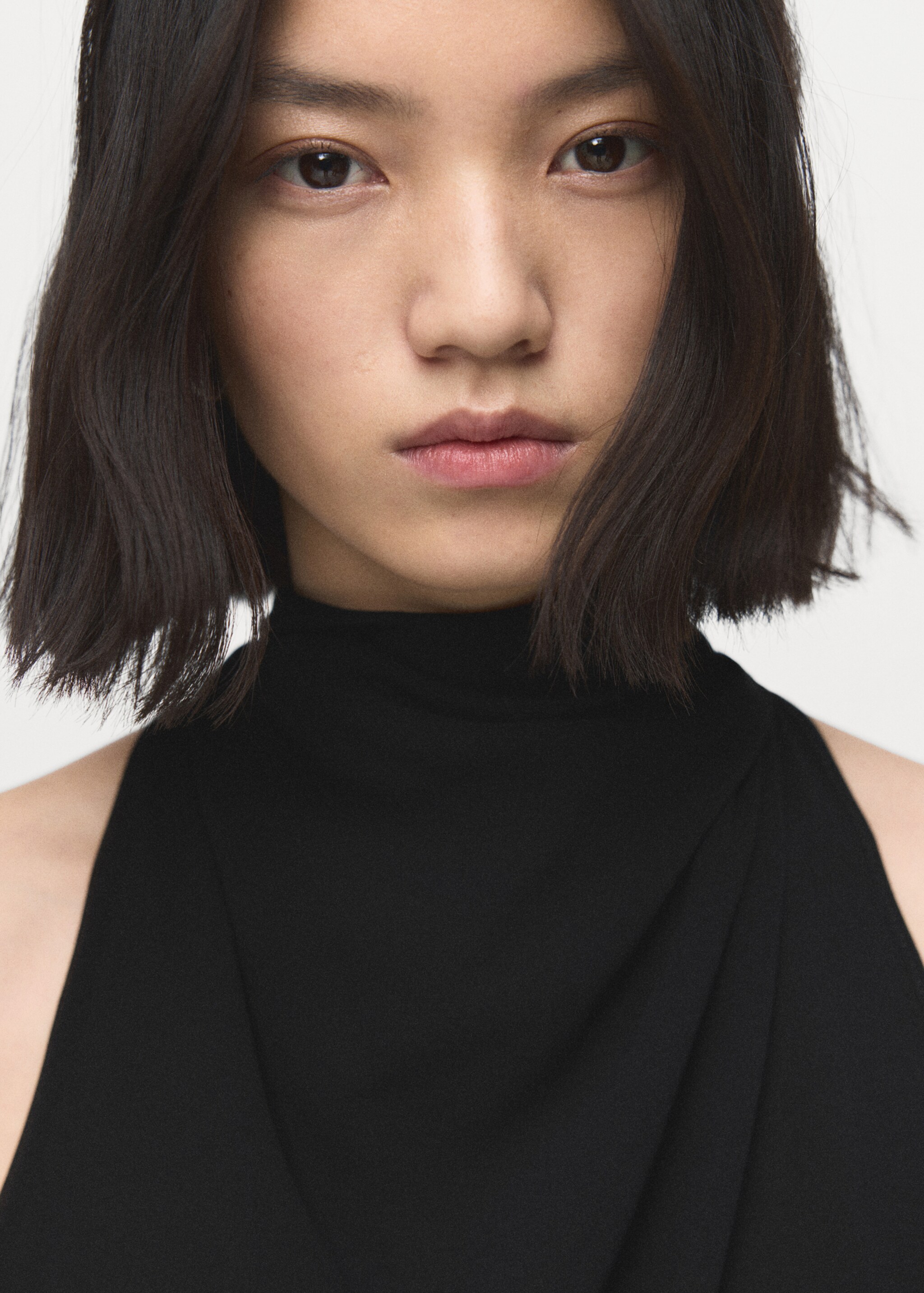 Robe emmanchures américaines nœud - Détail de l'article 1, Noir. Ref: 27061279-00.