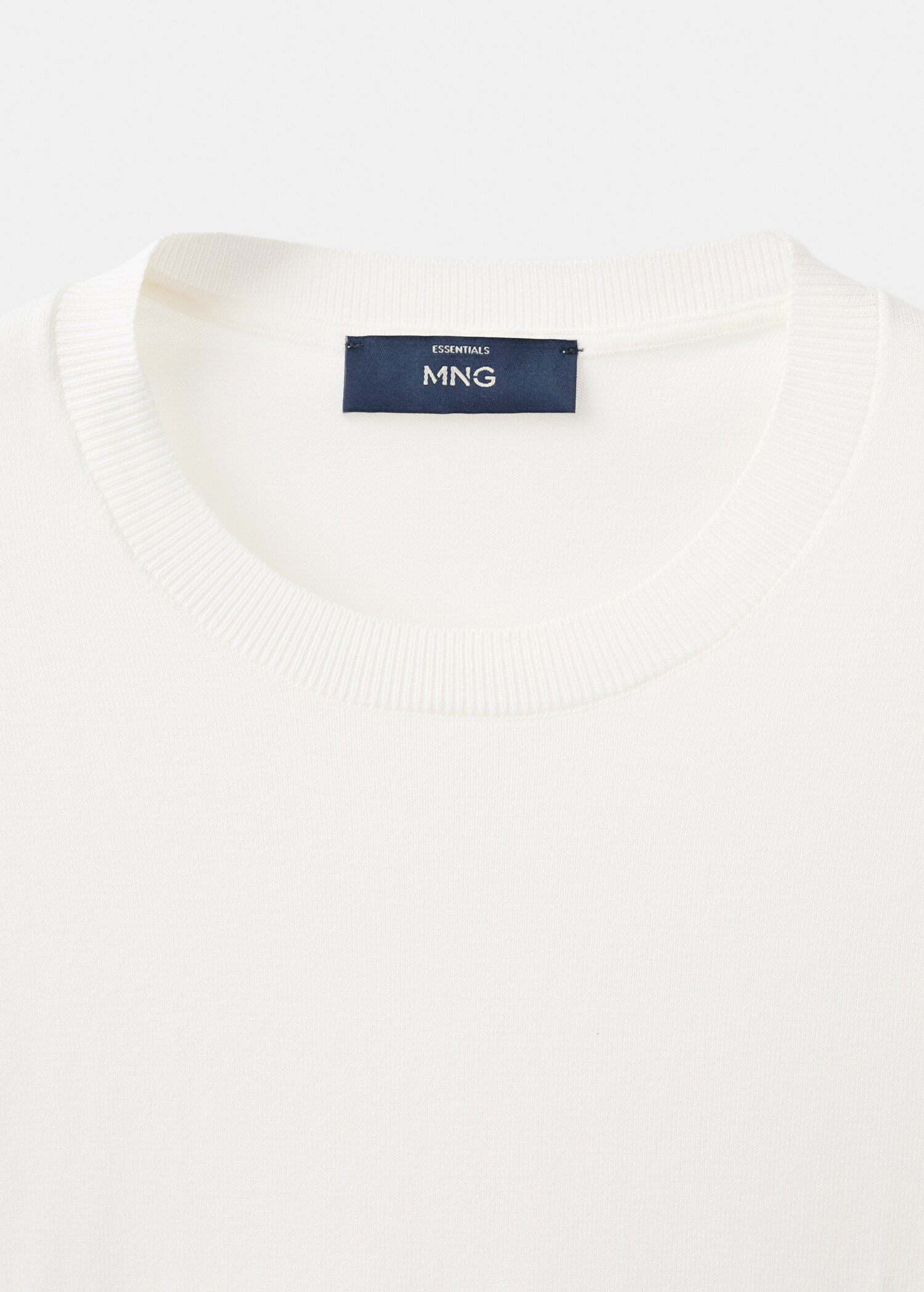 Cotton fine-knit t-shirt - Details of the article 8