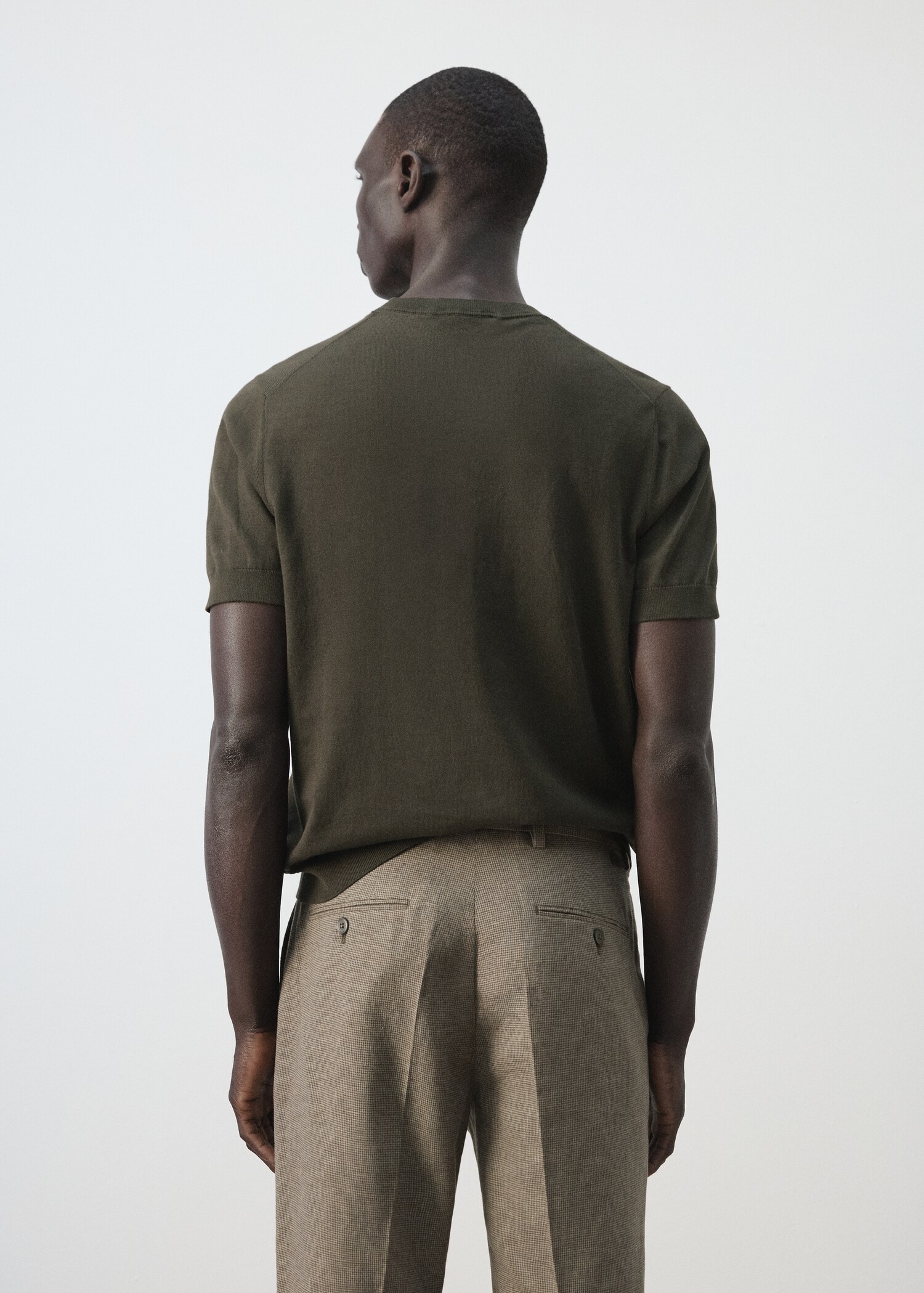 Fine jersey 100% cotton T-shirt - Reverse of the article