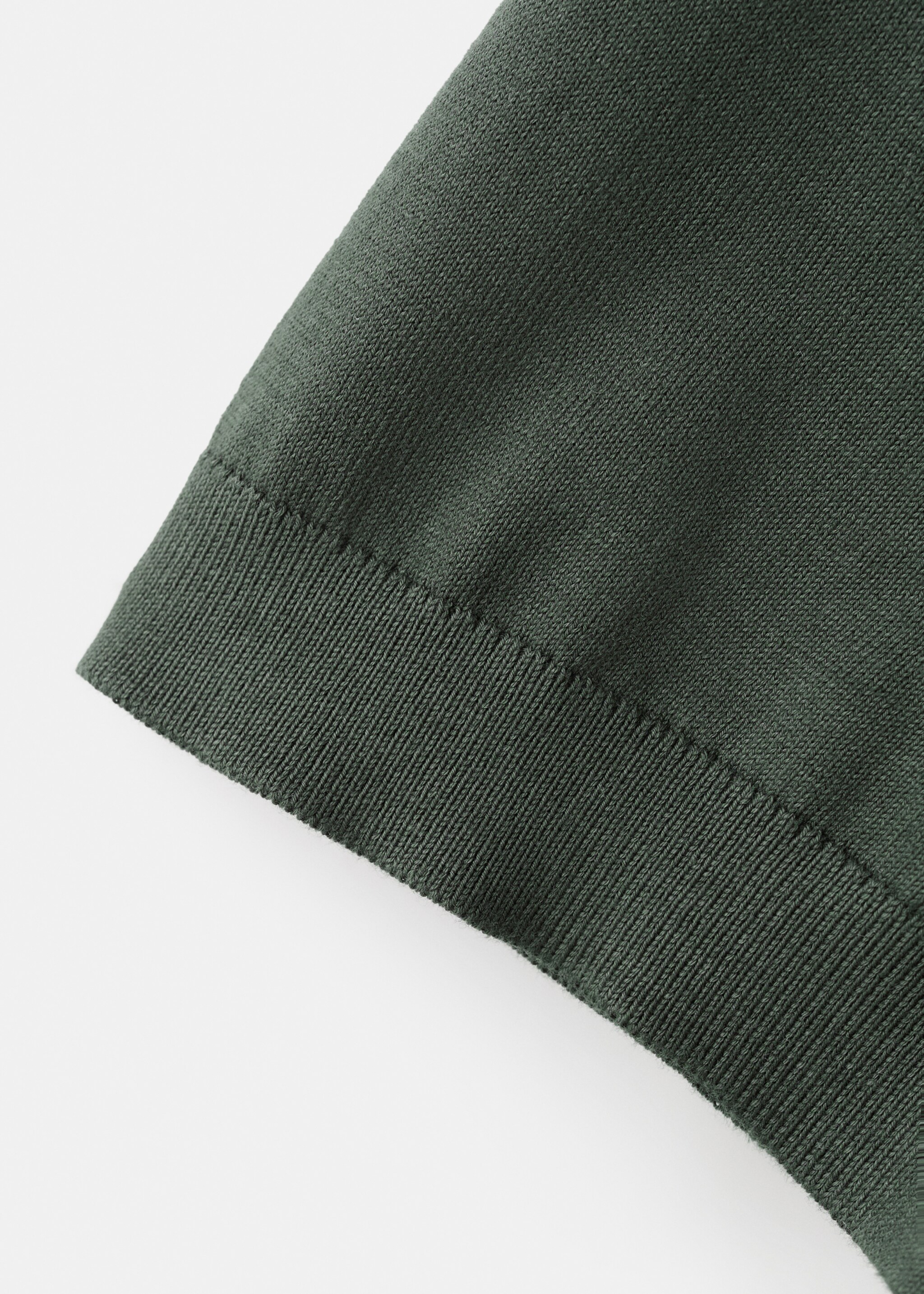 Fine jersey 100% cotton T-shirt - Details of the article 0, Khaki. Ref: 27061281-00.