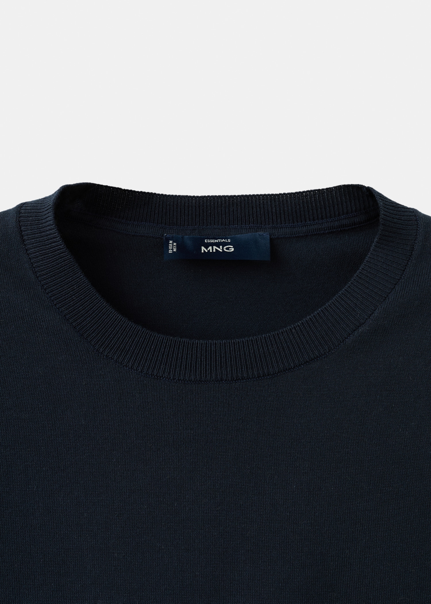 Cotton fine-knit t-shirt - Details of the article 8