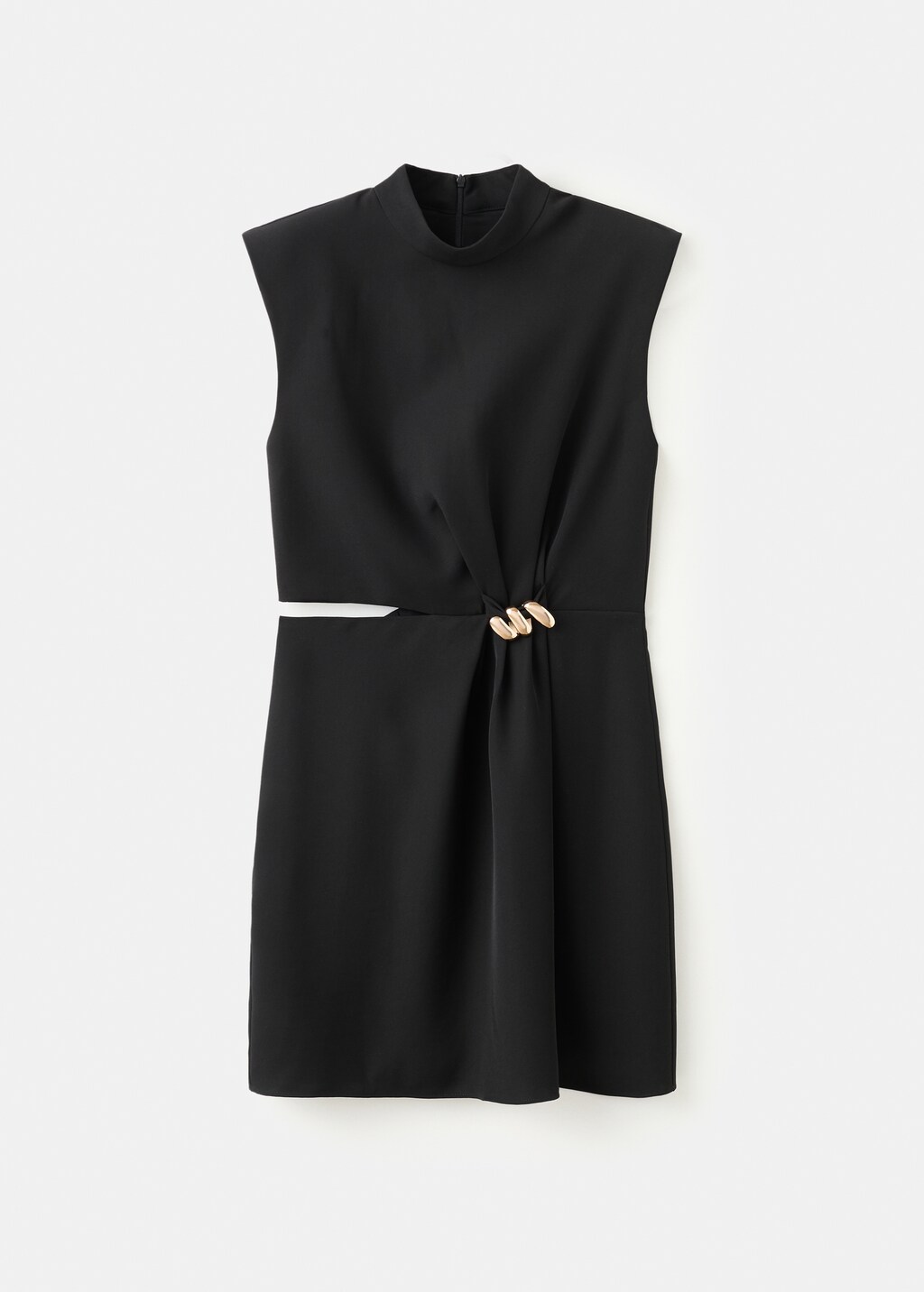 Mango Dress with metal embellishment and cut-out