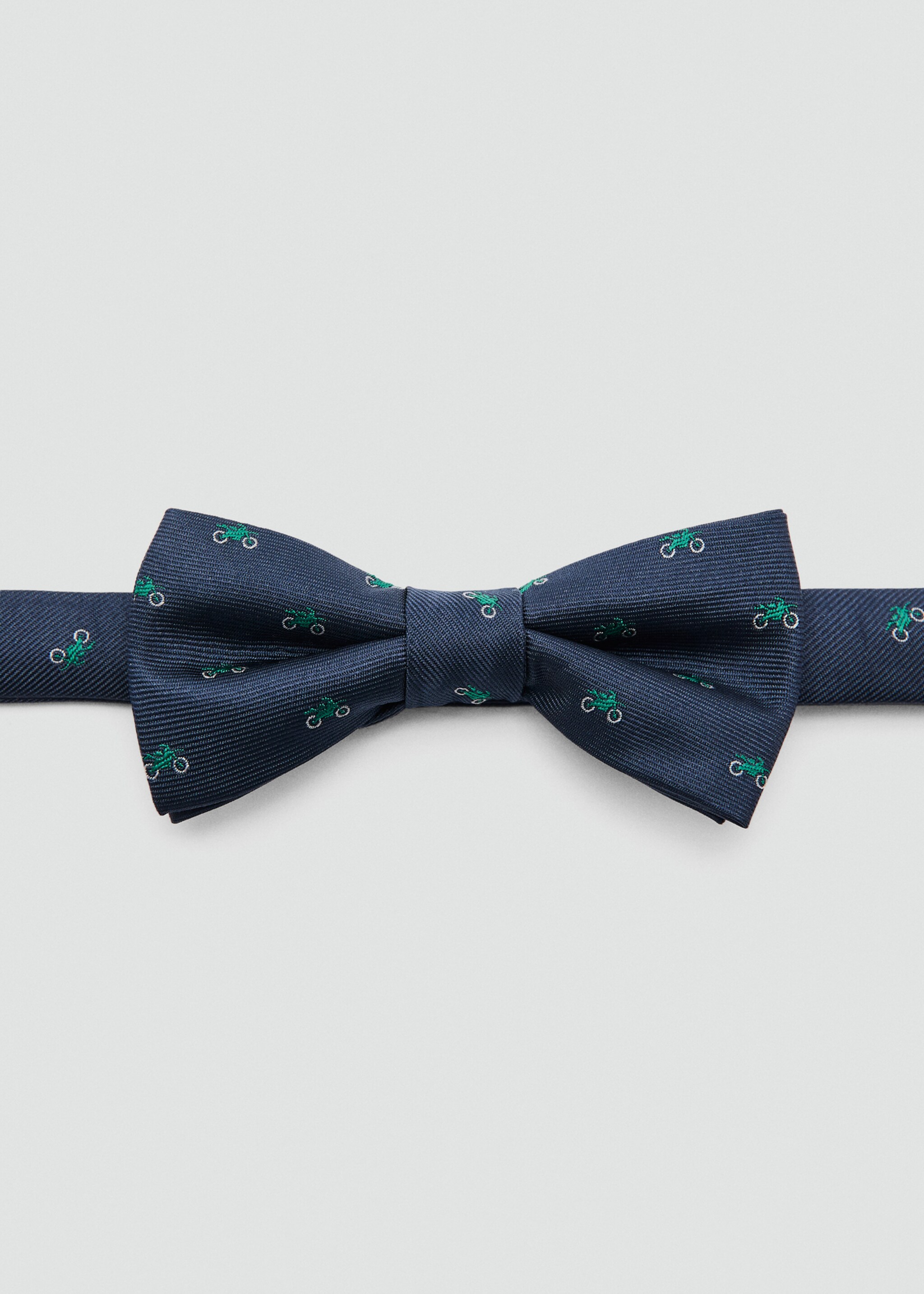 Bow tie with motorbike print - Article without model, Navy. Ref: 27061285-00.