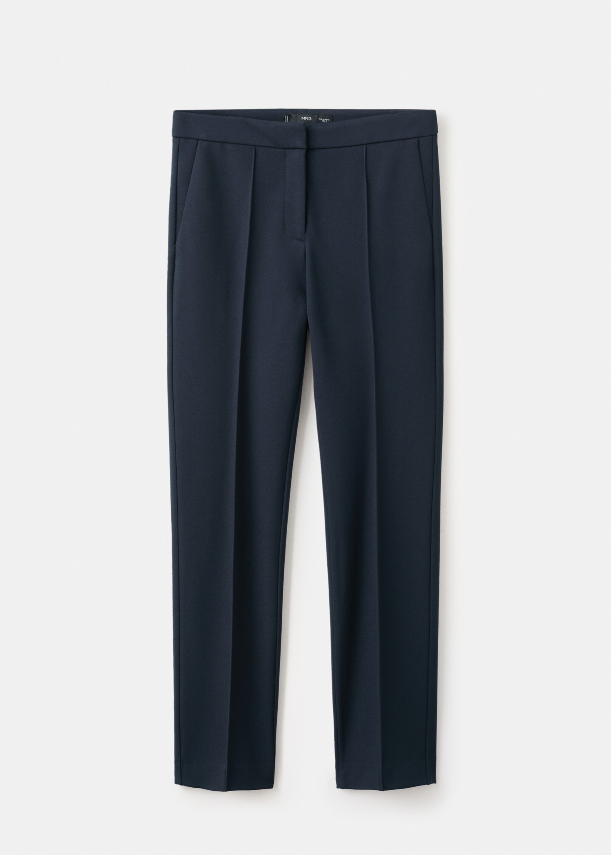 Mid-rise suit trousers - Article without model, Dark Navy. Ref: 27061286-00.