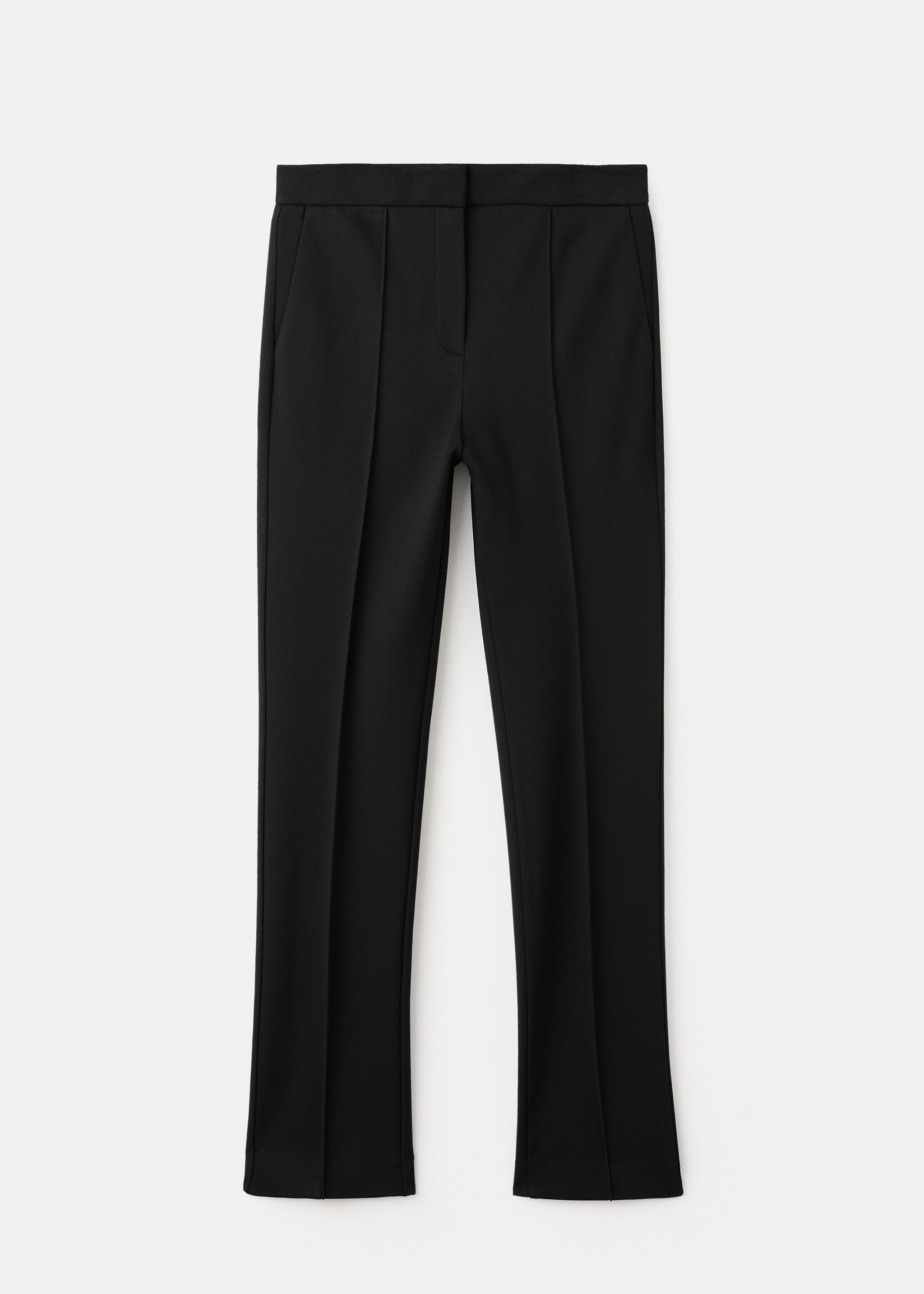 Mid-rise suit trousers - Article without model, Black. Ref: 27061286-00.