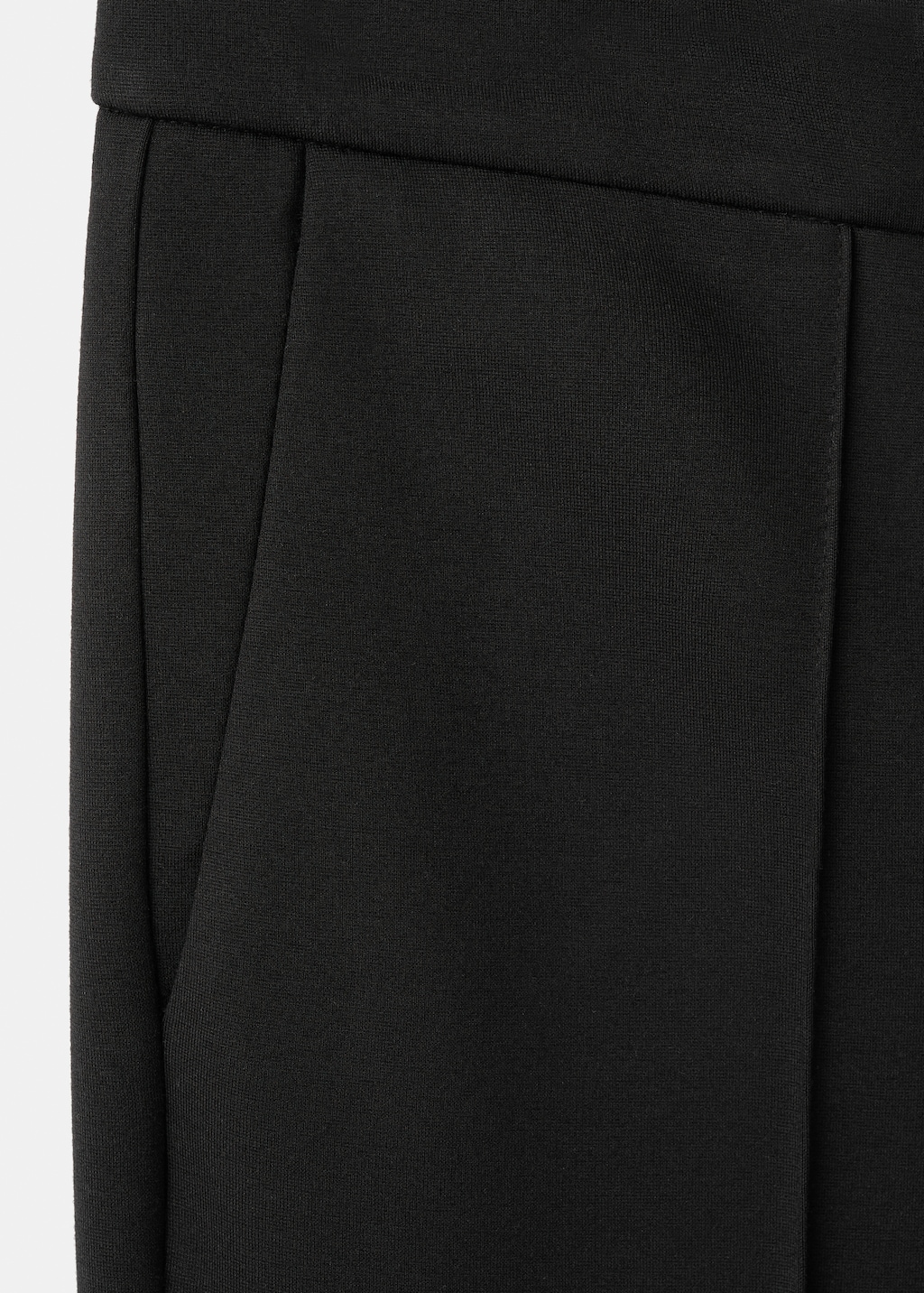 Mid-rise suit trousers