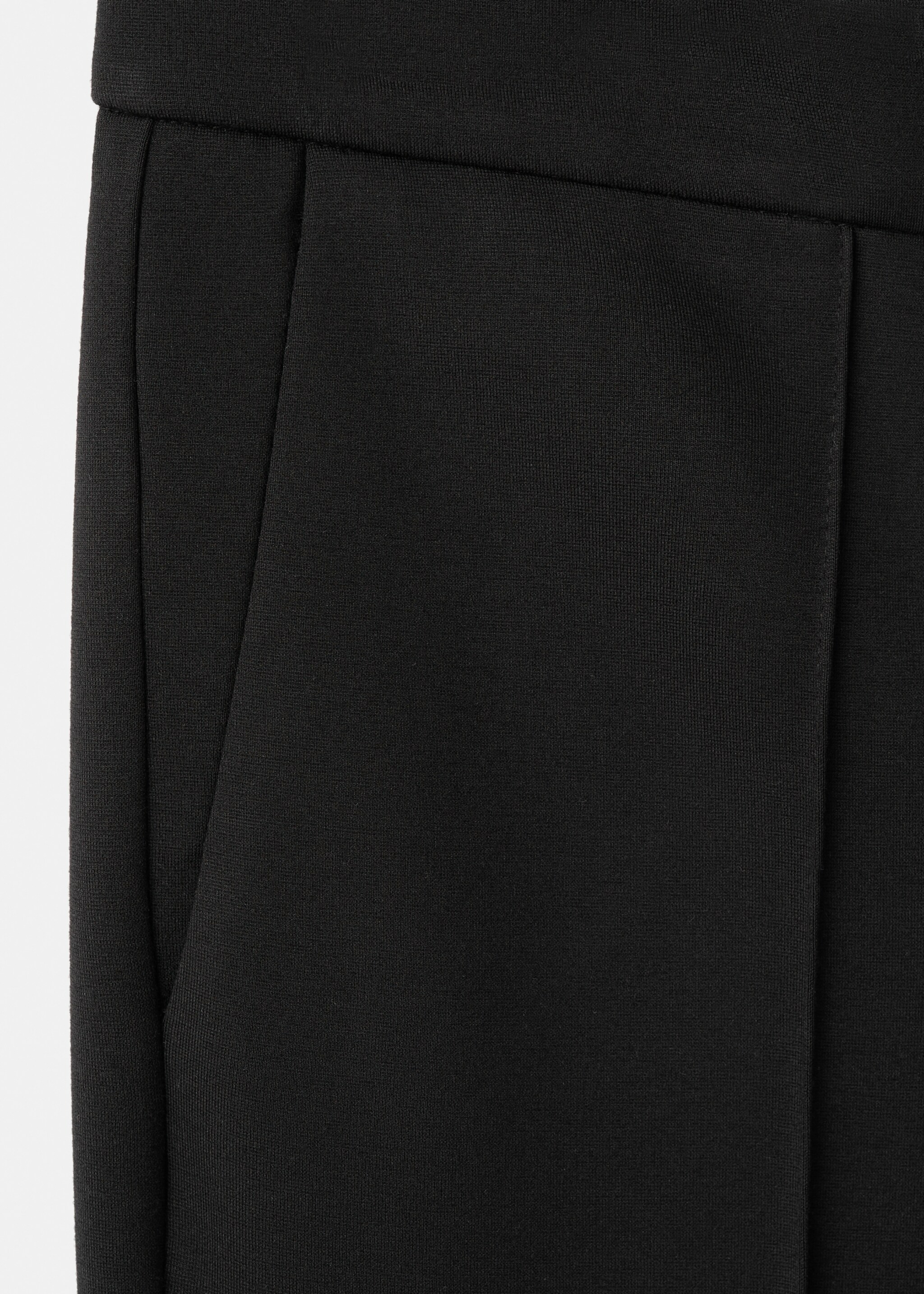 Mid-rise suit trousers - Details of the article 0, Black. Ref: 27061286-00.