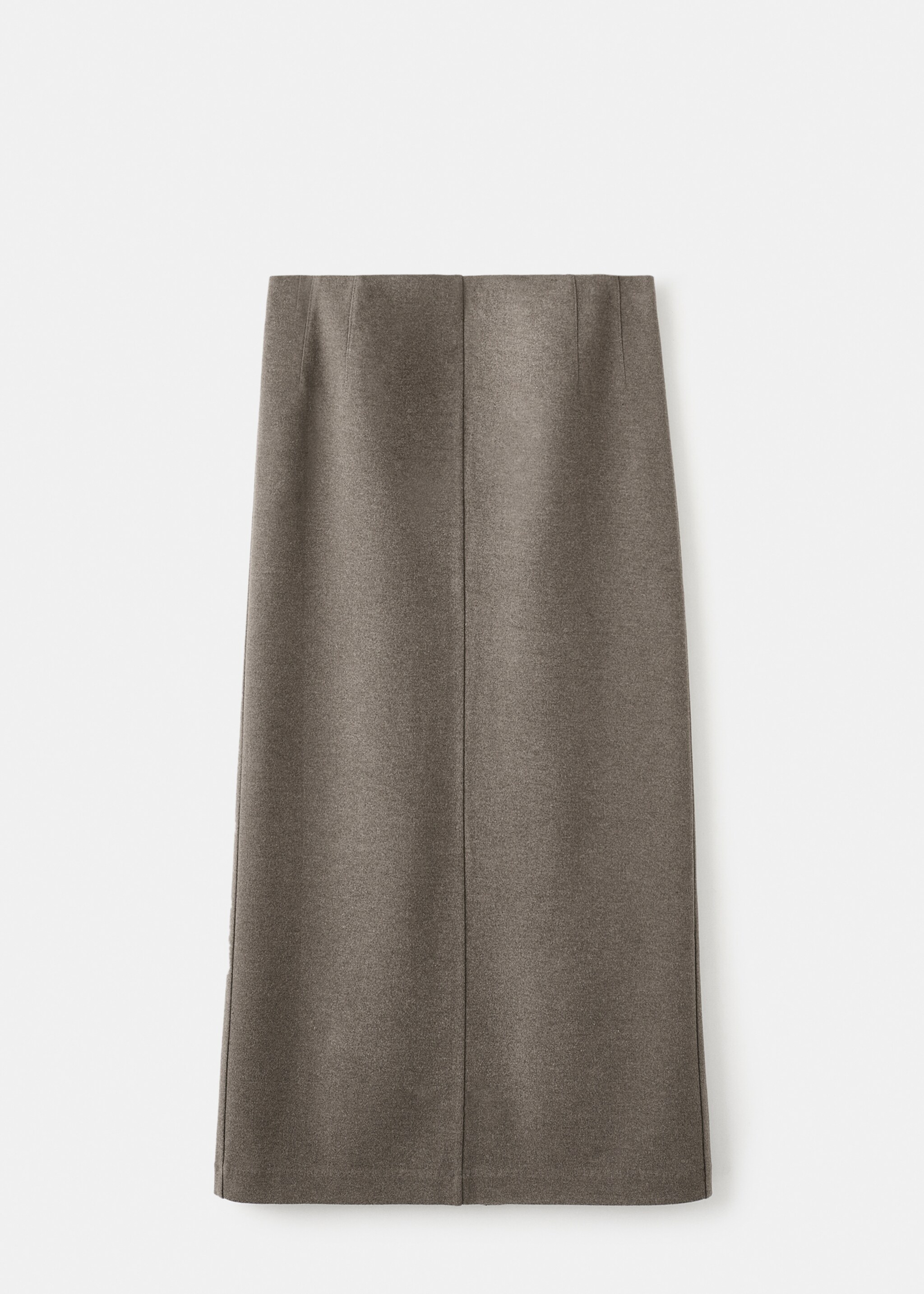 تنورة على شكل قلم بفتحة - منتج دون نموذج, بني متوسط. Ref: 27061287-00.