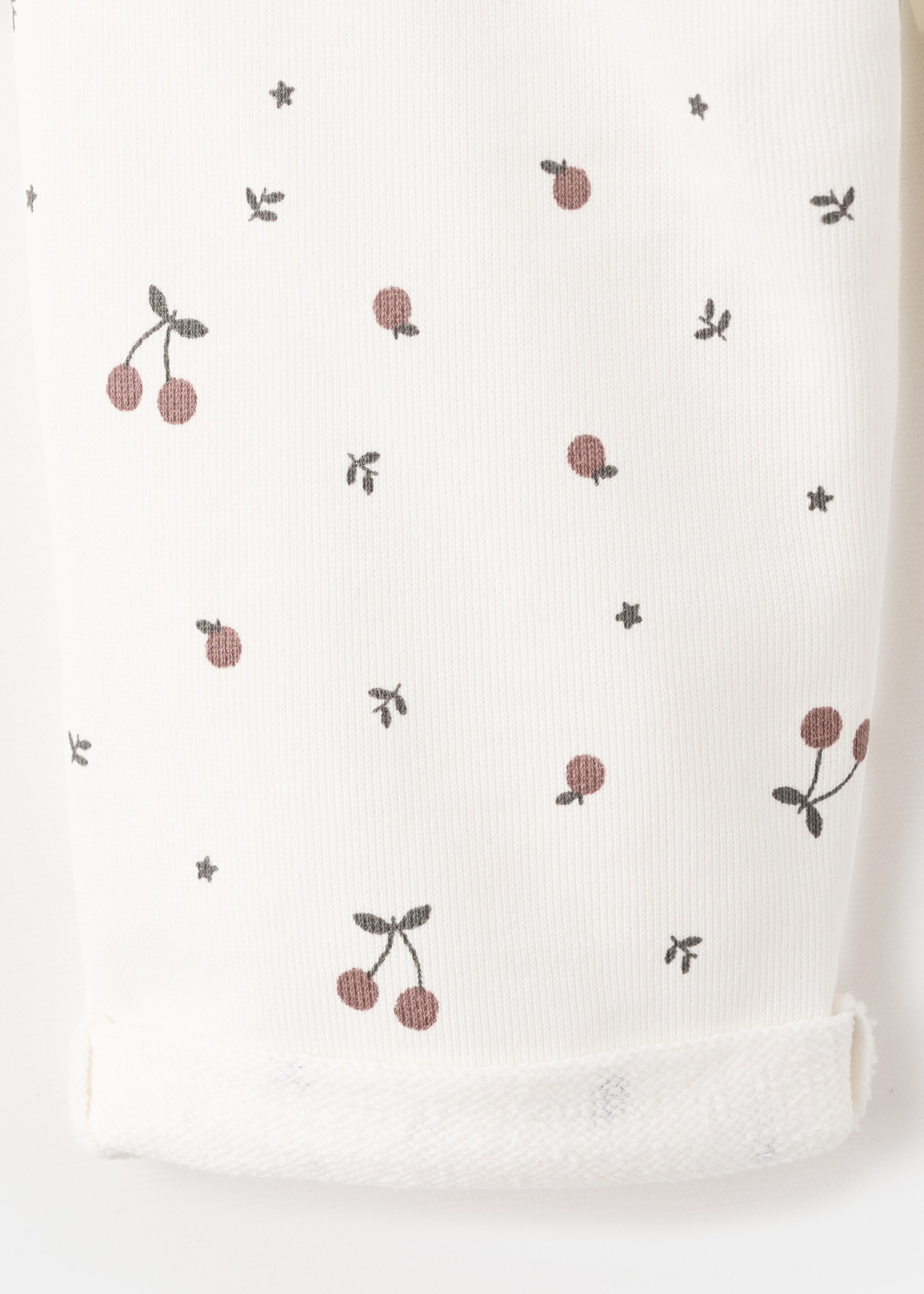 Printed cotton joggers - Details of the article 0, Off White. Ref: 27061295-00.