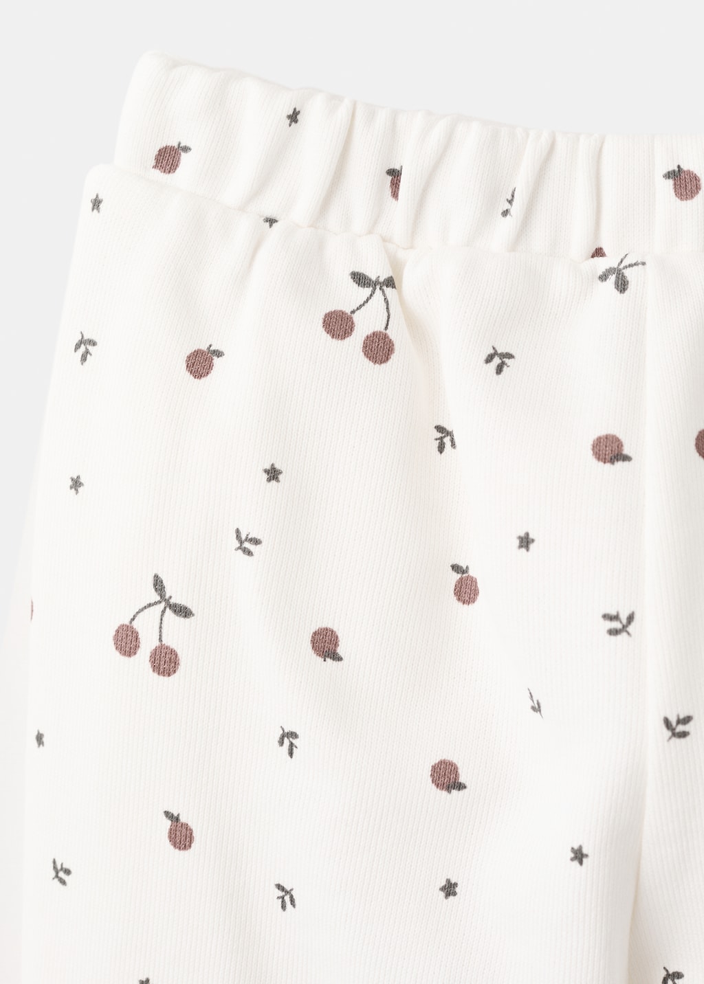 Printed cotton joggers