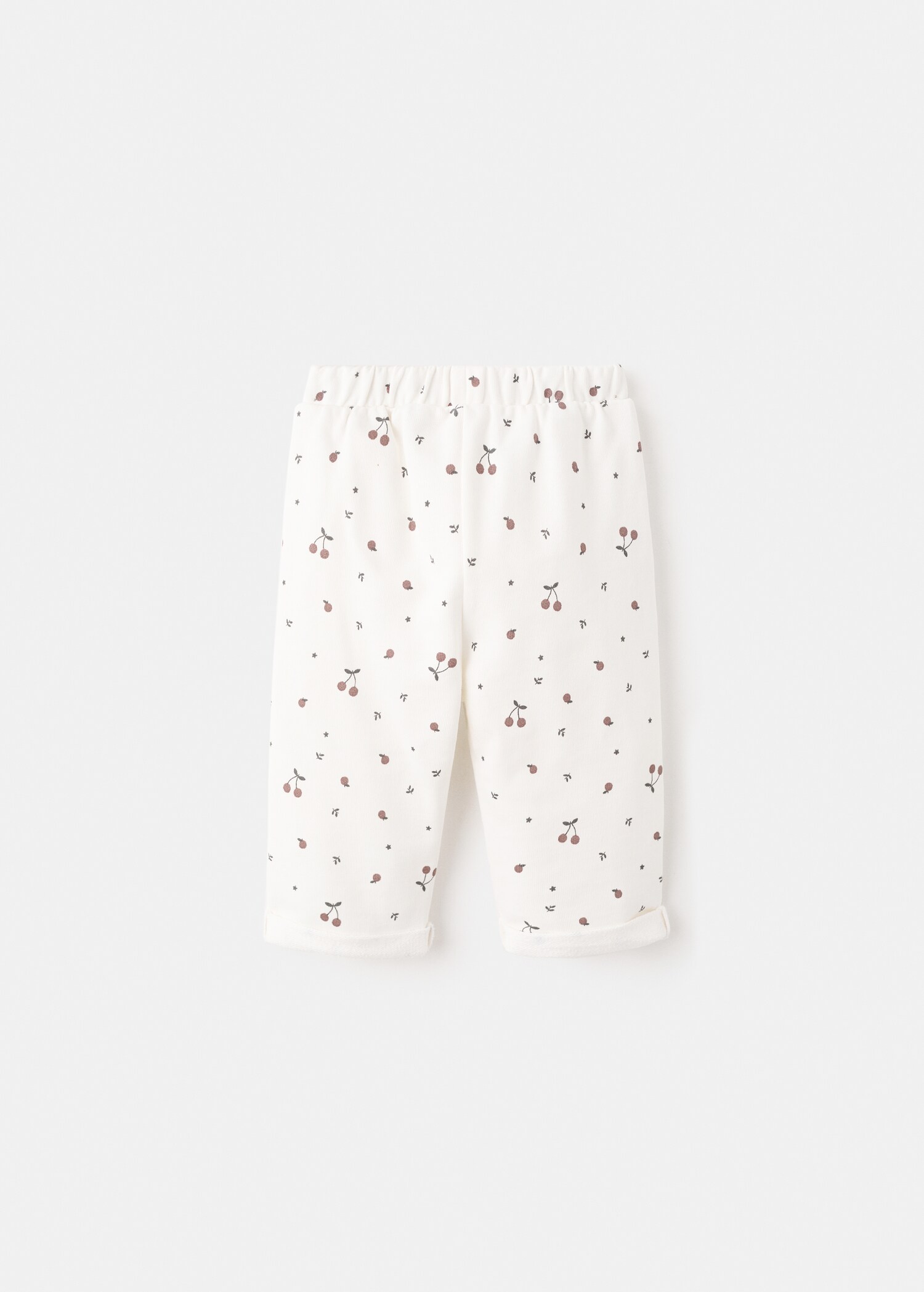 Printed cotton joggers - Reverse of the article