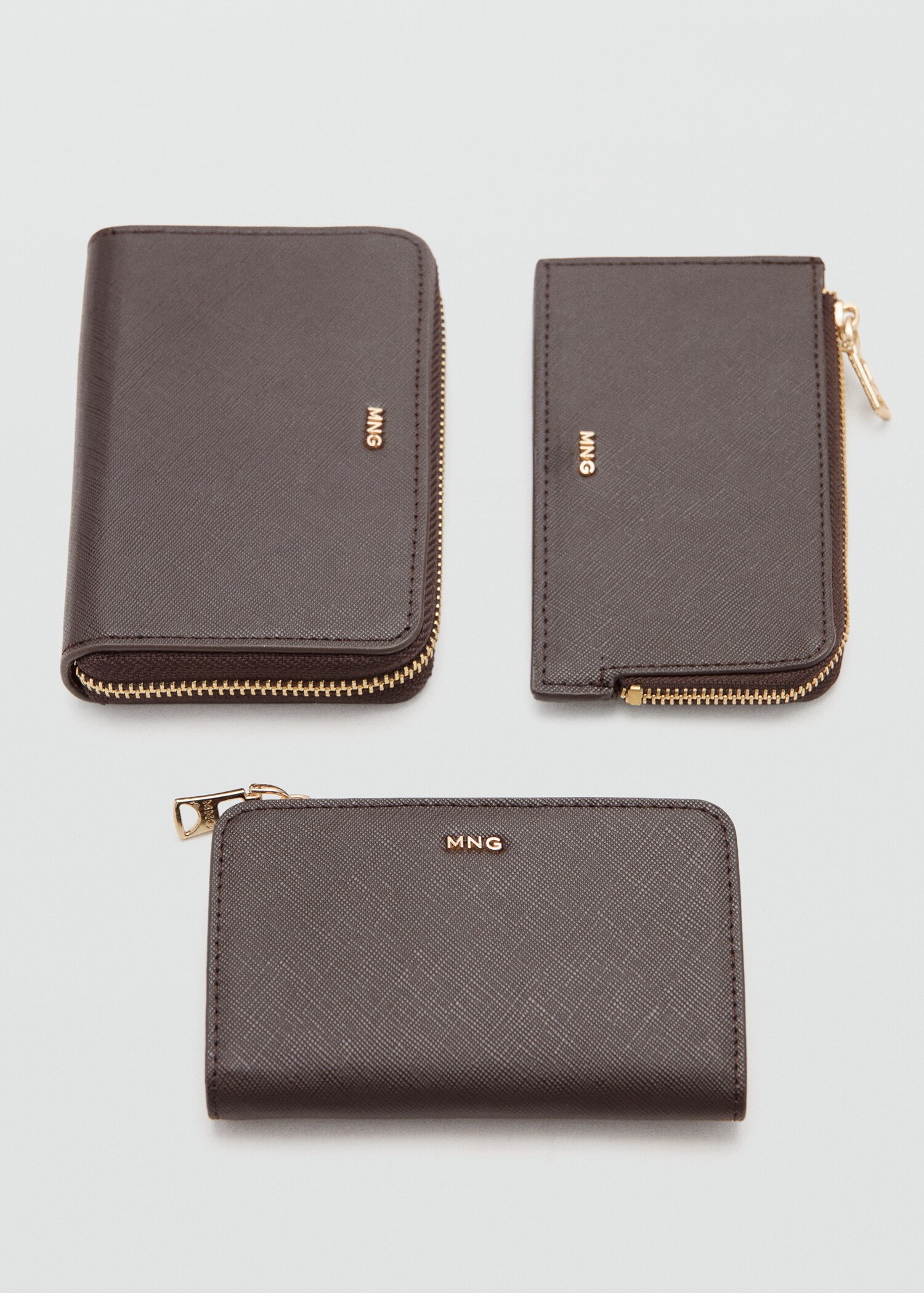 Safiano-effect wallet with flap - Details of the article 2