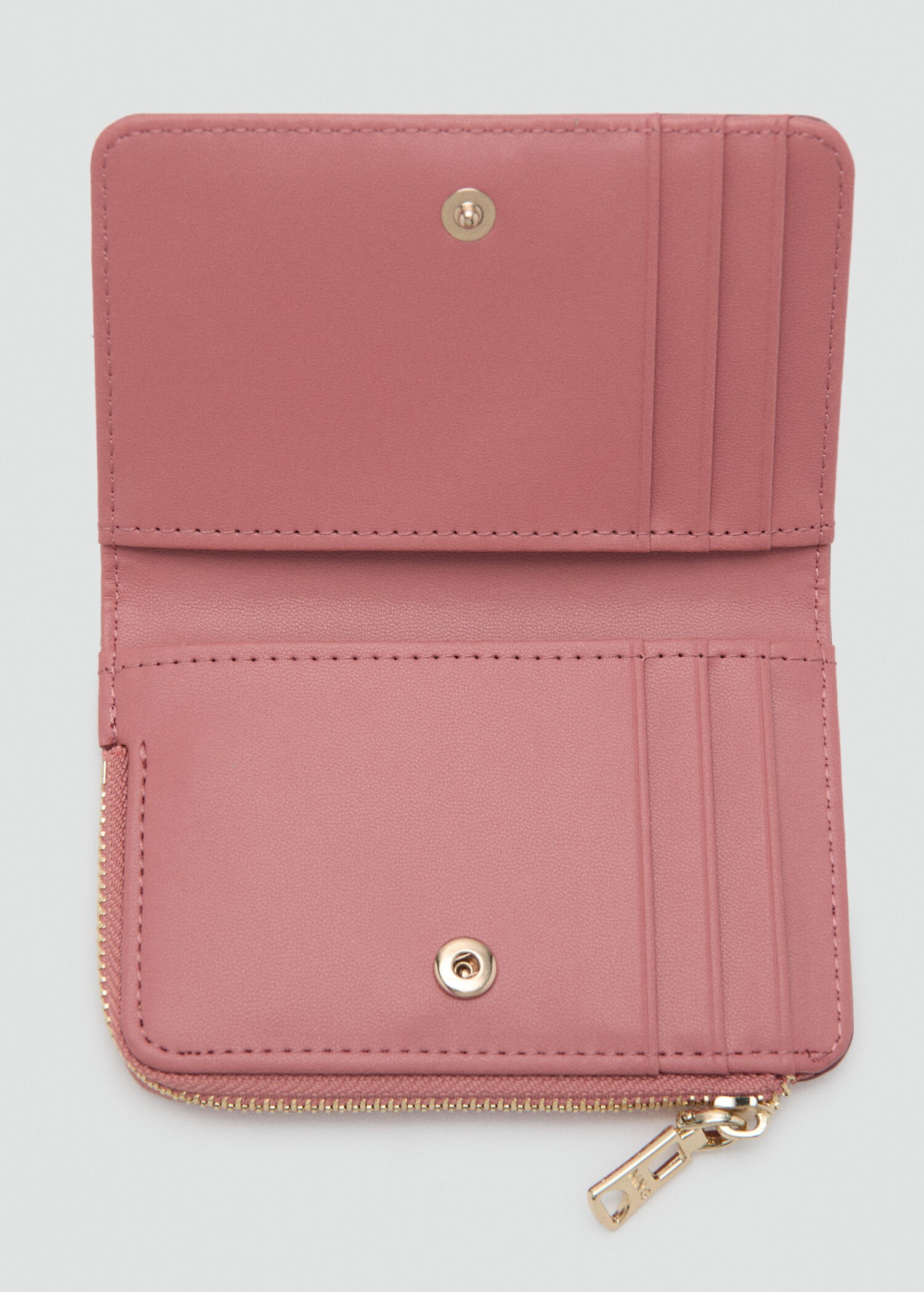 Safiano-effect wallet with flap - Details of the article 1