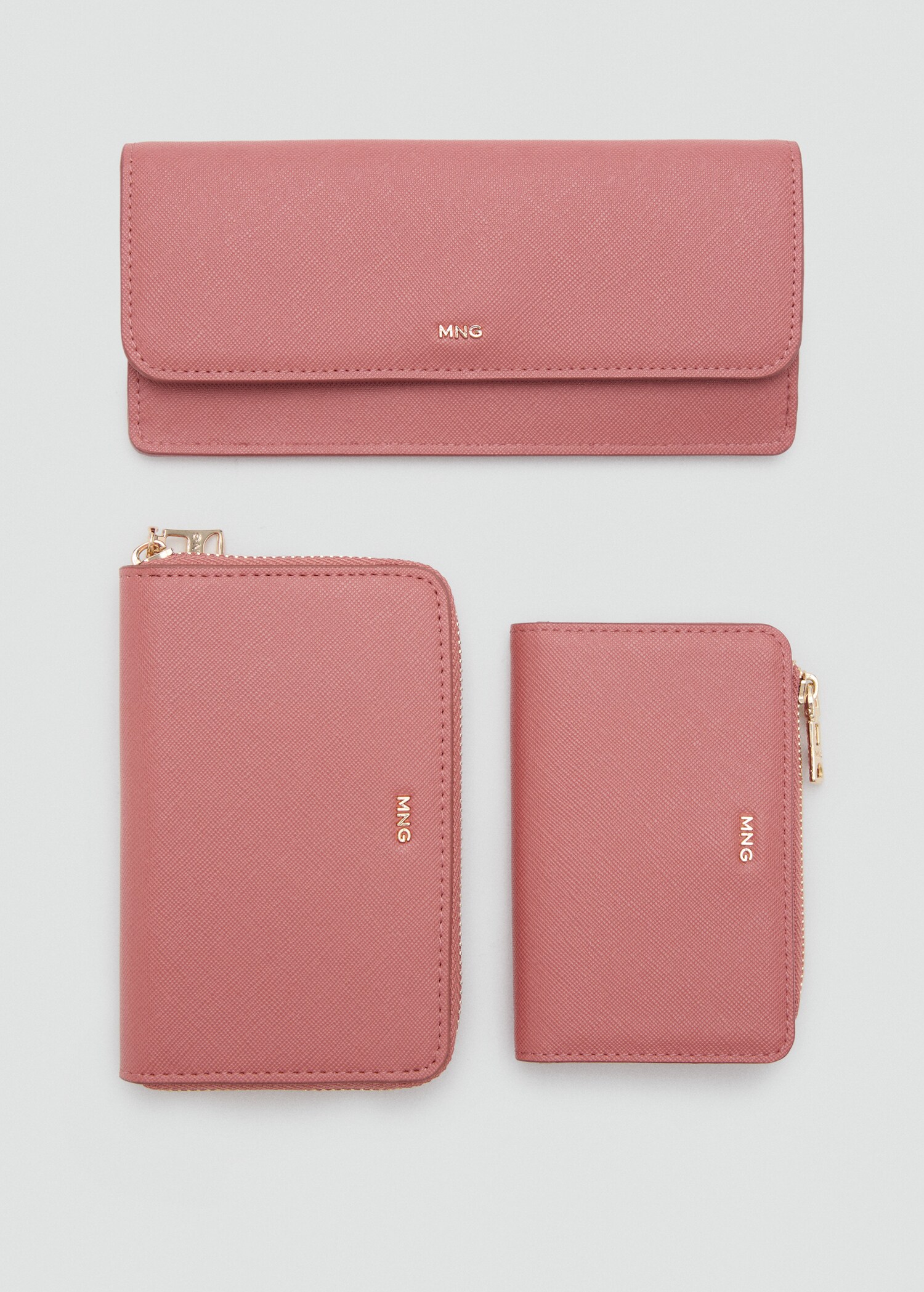Safiano-effect wallet with flap - Details of the article 2