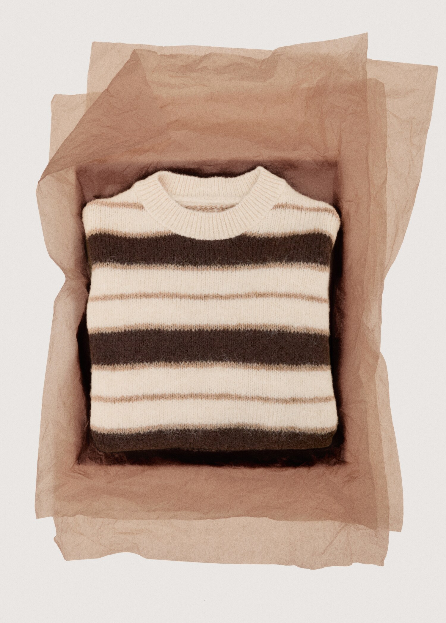 Knit striped sweater - Details of the article 7