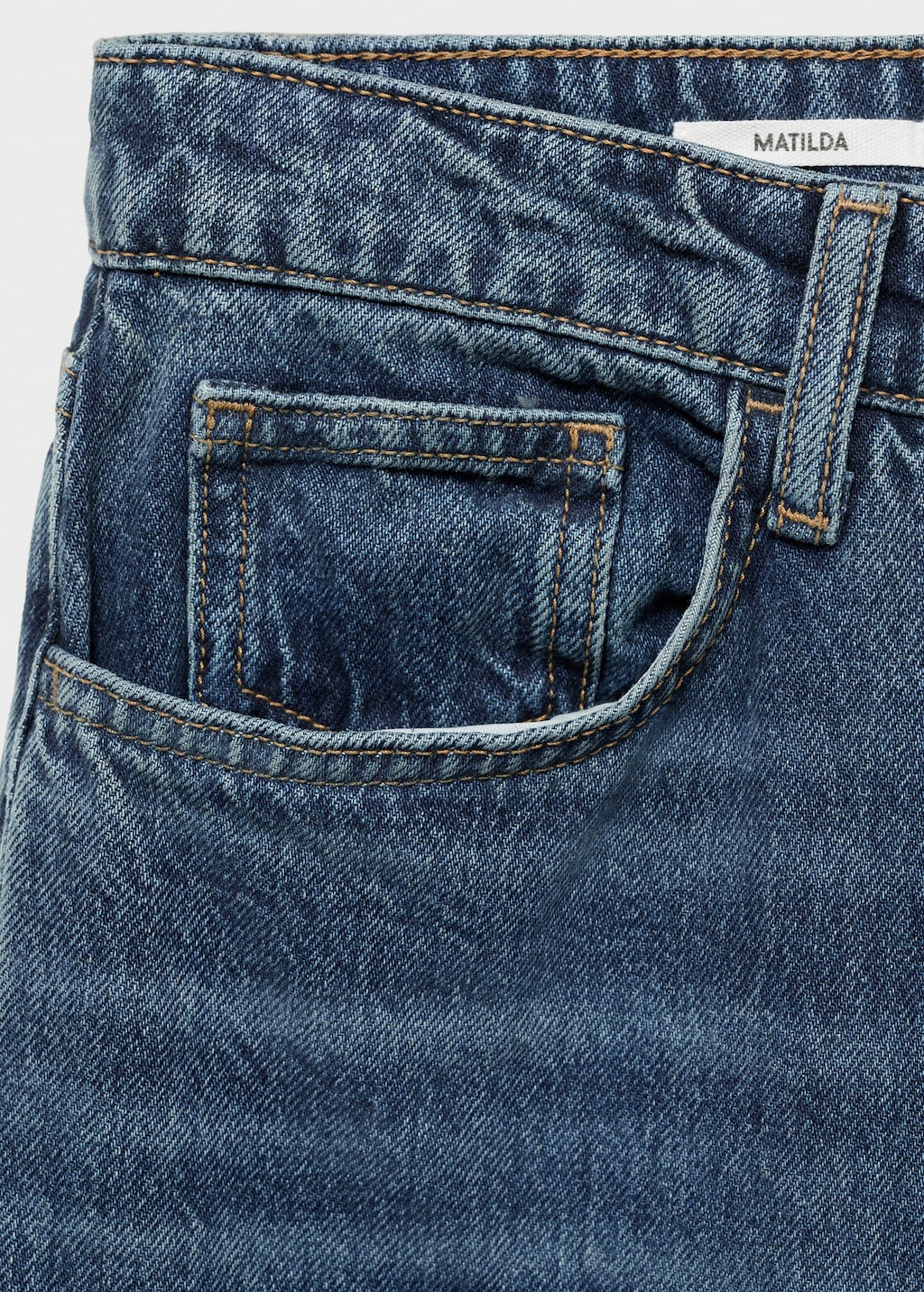 Matilda high-rise straight jeans