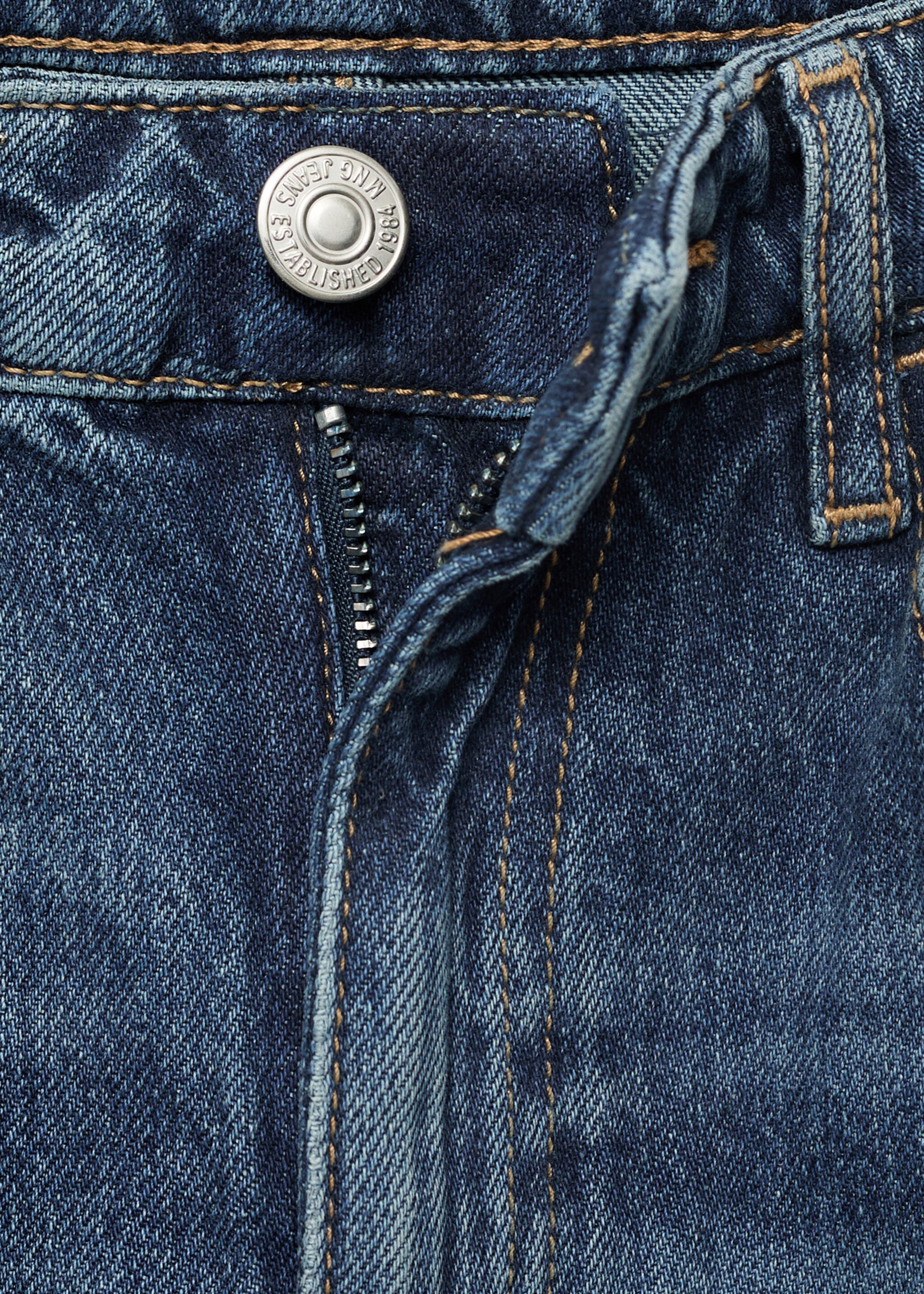 Matilda High-Waist Straight Jeans - Detail des Artikels 8, Dunkelblau. Ref: 27061309-00.