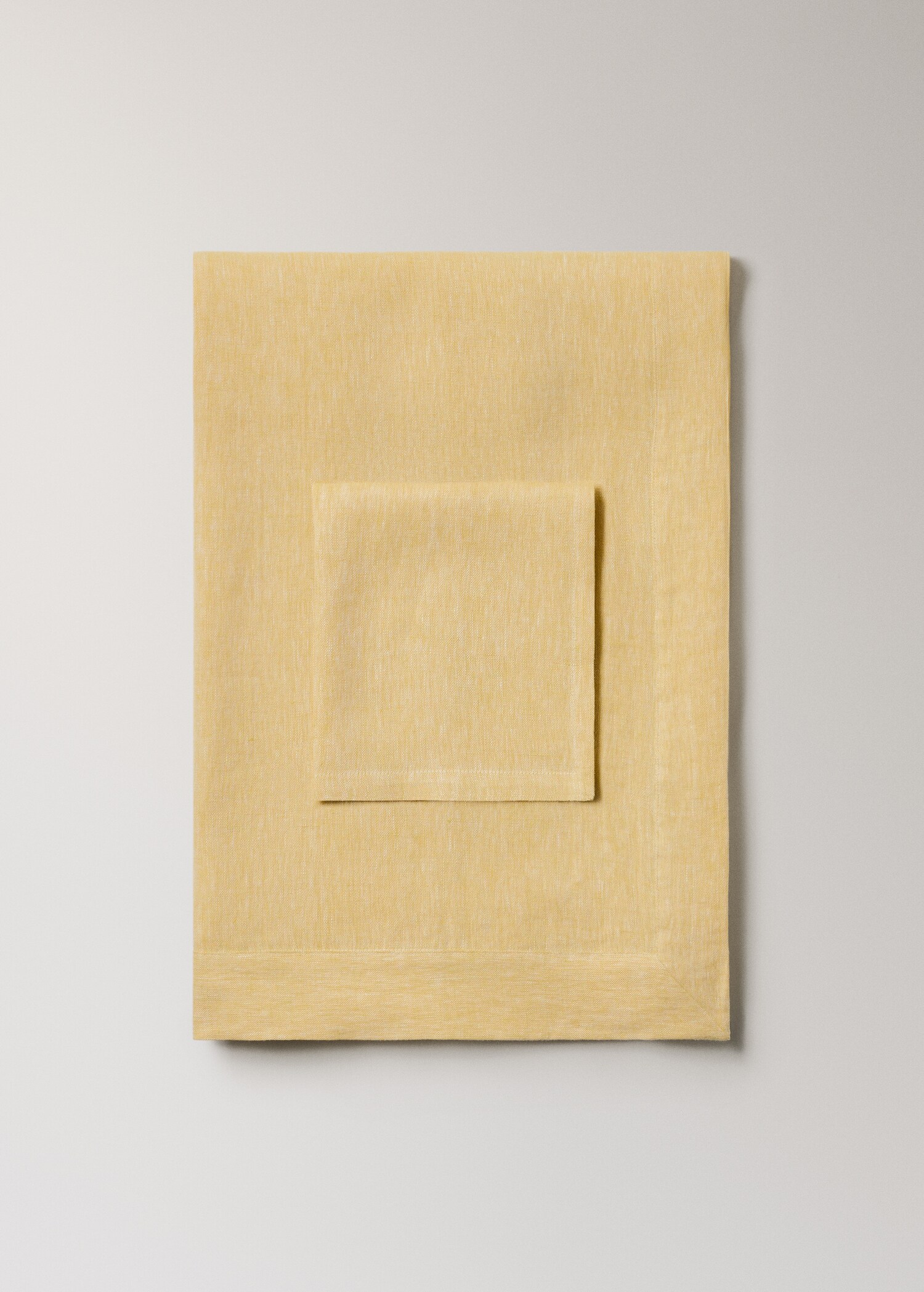 Serviettes de table 100 % lin effet mélangé - Détail de l'article 3