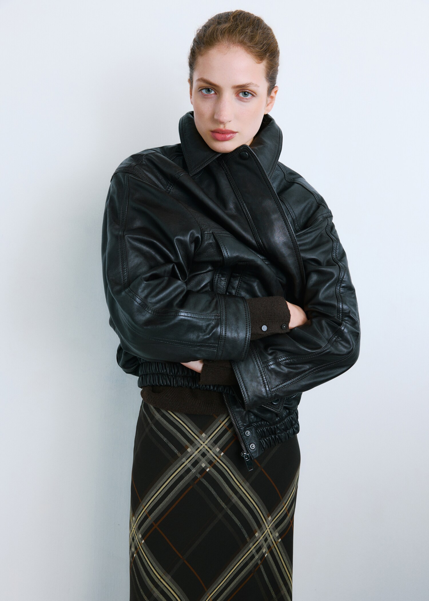 Длинная юбка в клетку - Деталь изделия 1