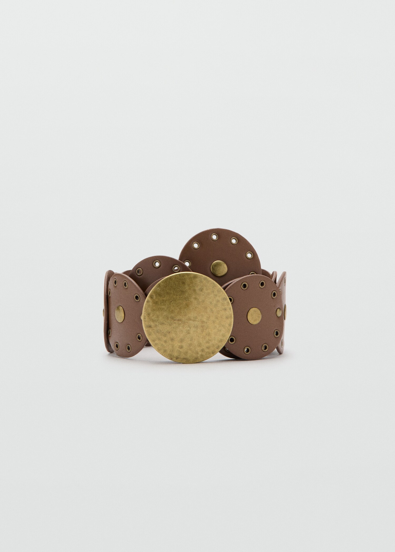 Ceinture à rivets large - Article sans modèle