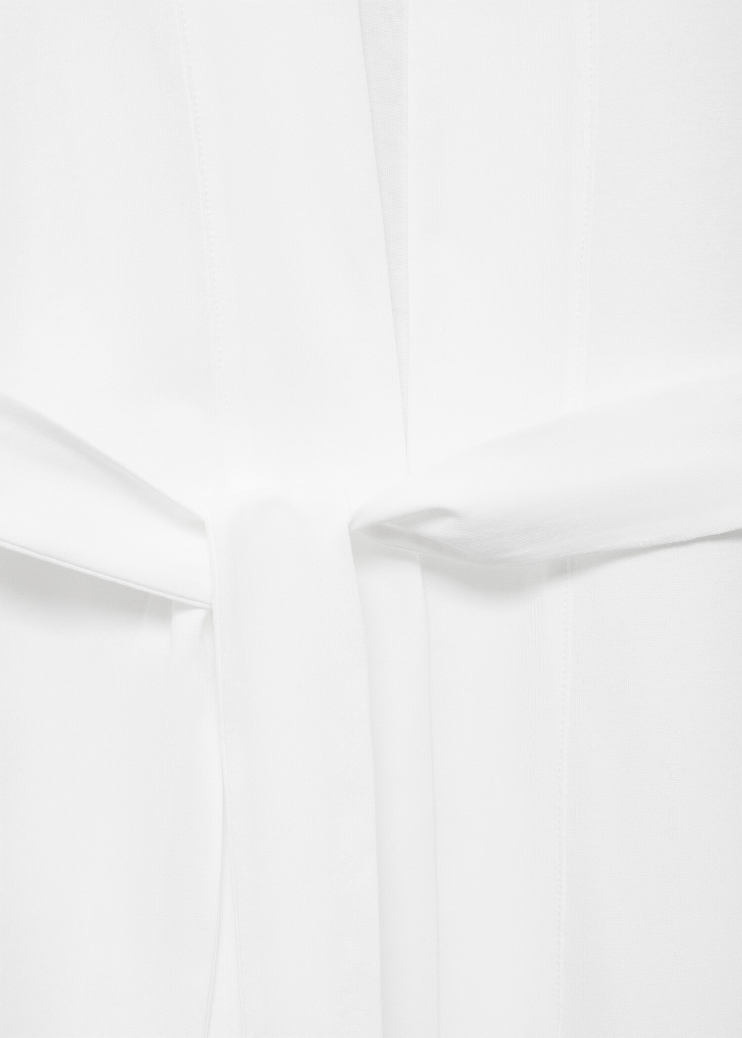 Cotton robe with lace - Details of the article 8