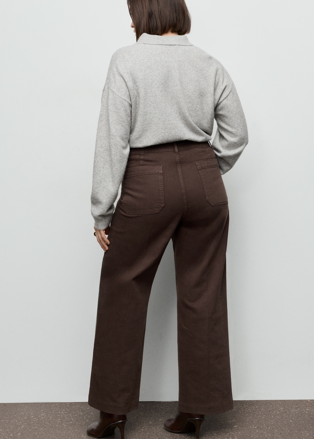Mango Wide leg jeans with pockets