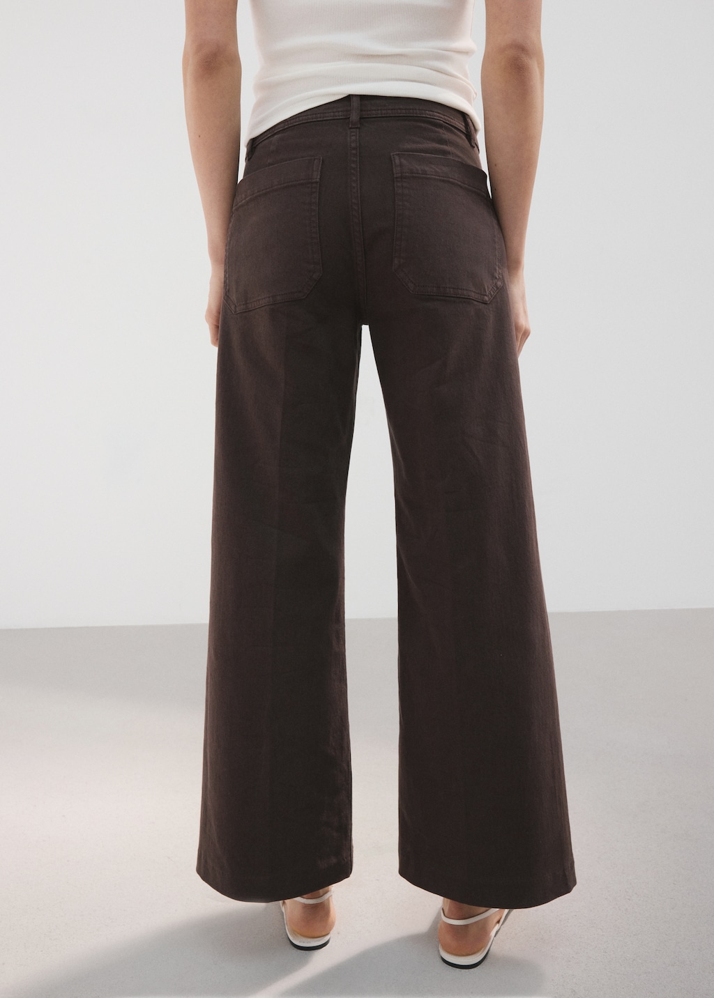 Mango Wide leg jeans with pockets