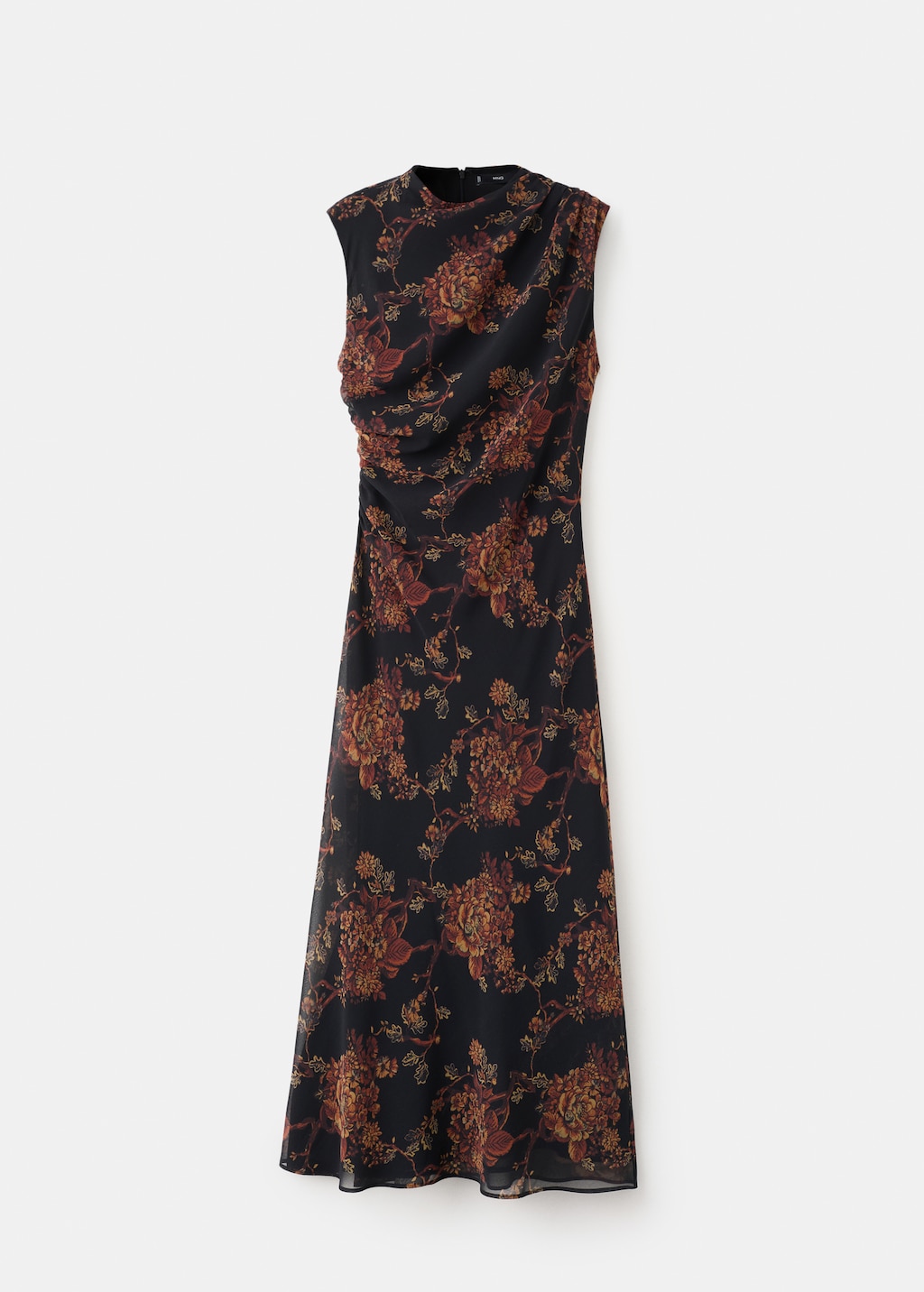 Ruched floral-print dress - image 5