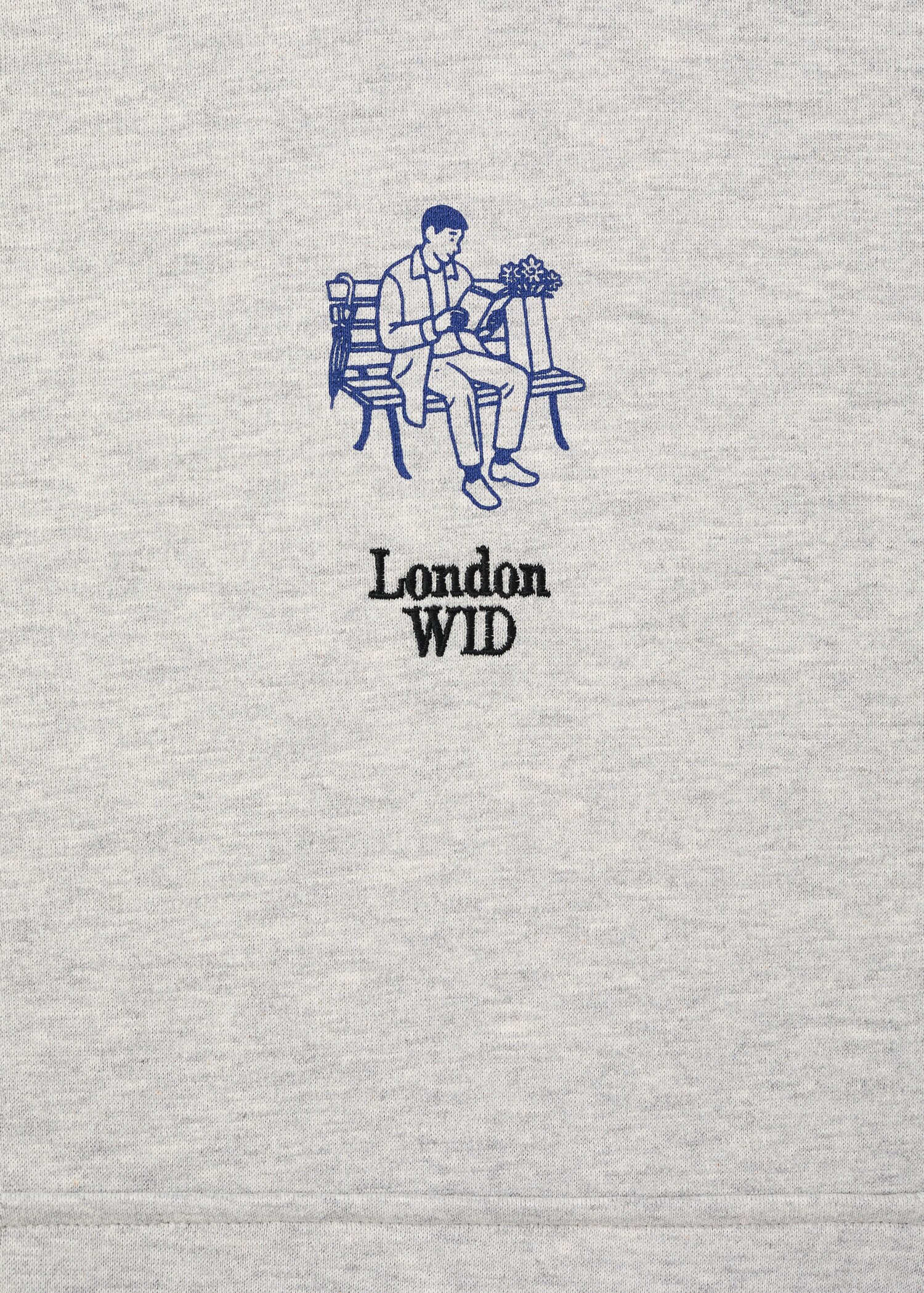 Sweatshirt de algodão com capuz e texto - Pormenor do artigo 8