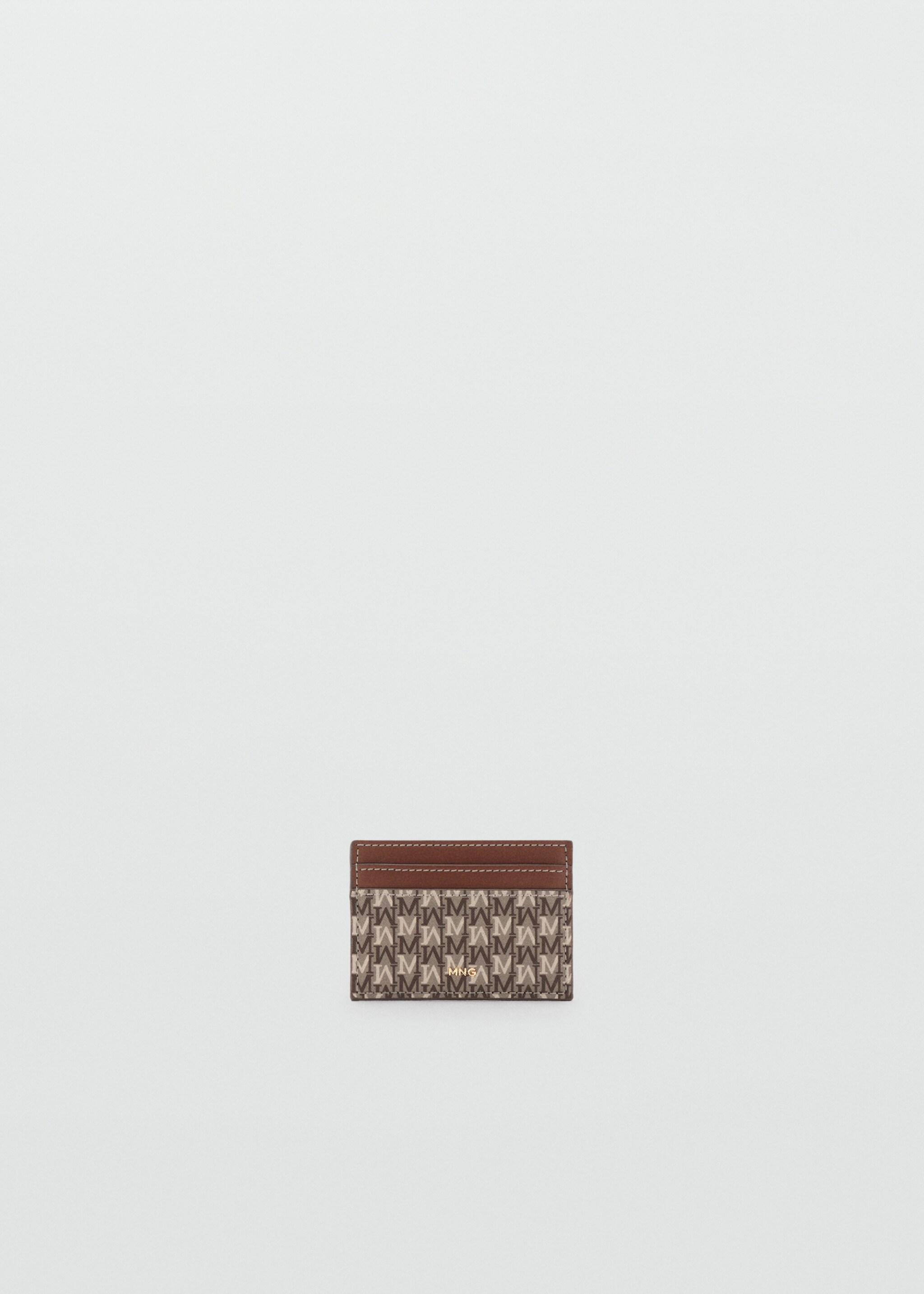 Card holder with printed logo - Article without model, Leather. Ref: 27061339-00.