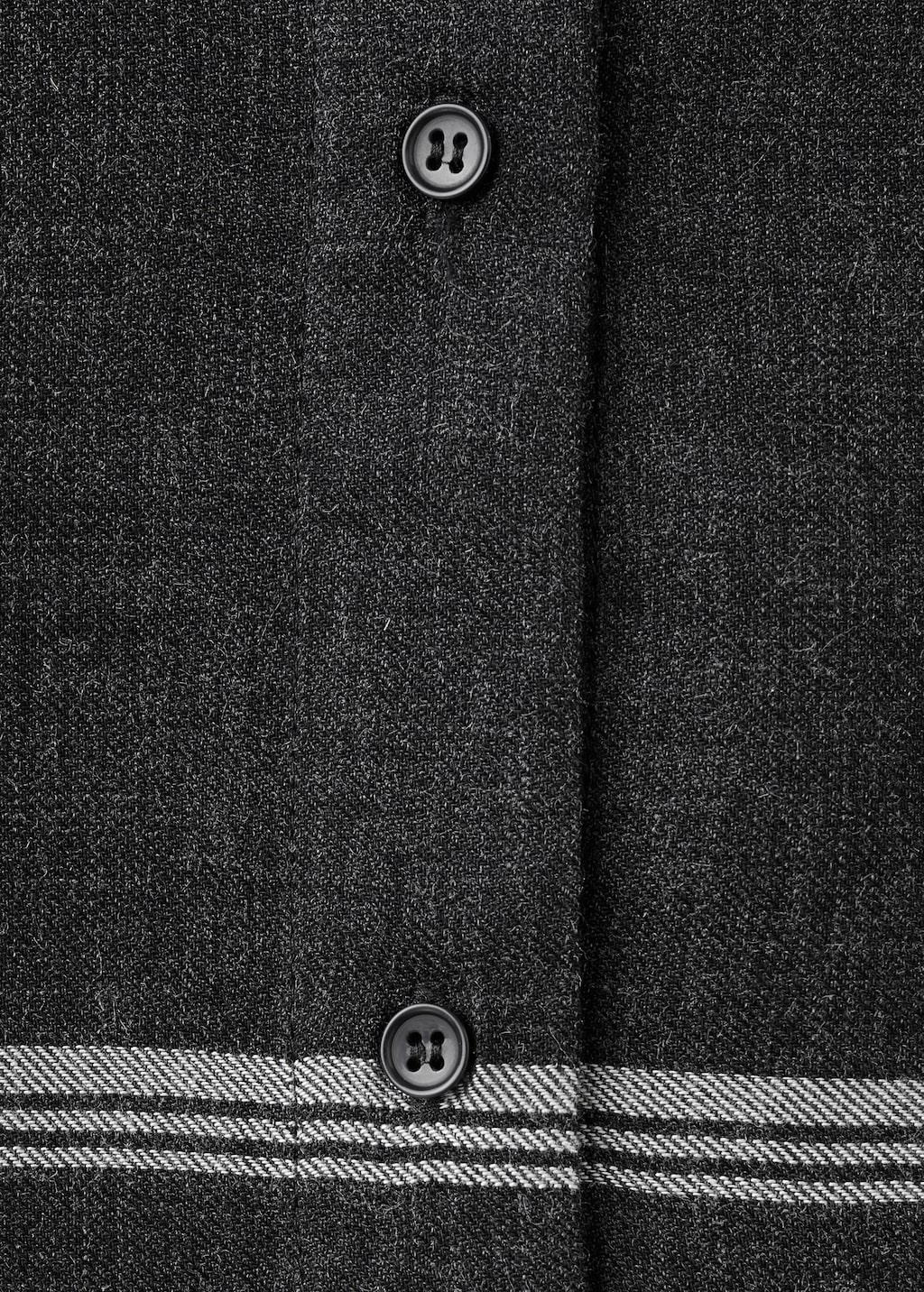 Blouse with check pattern and foulard collar