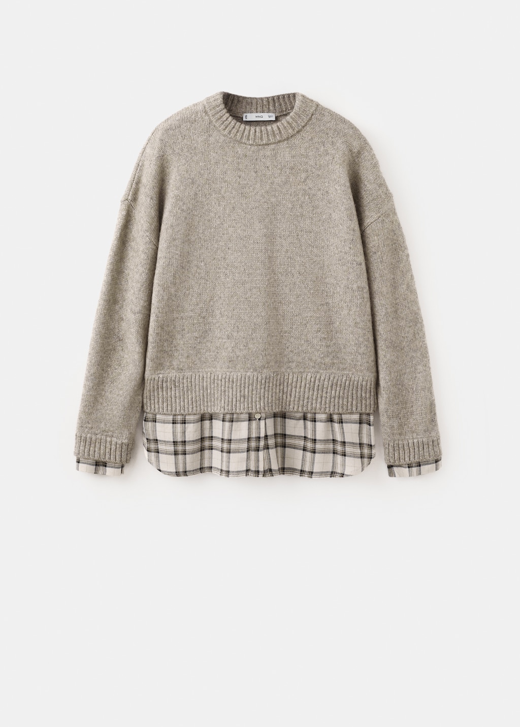 Combined shirt sweater - image 4