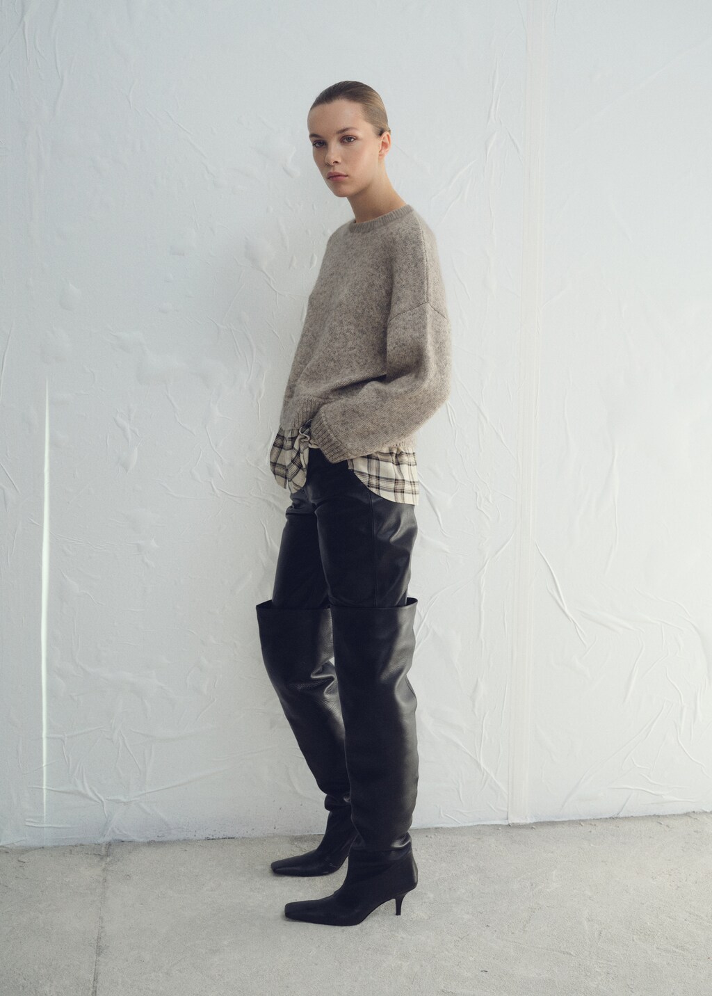 Mango Combined shirt sweater