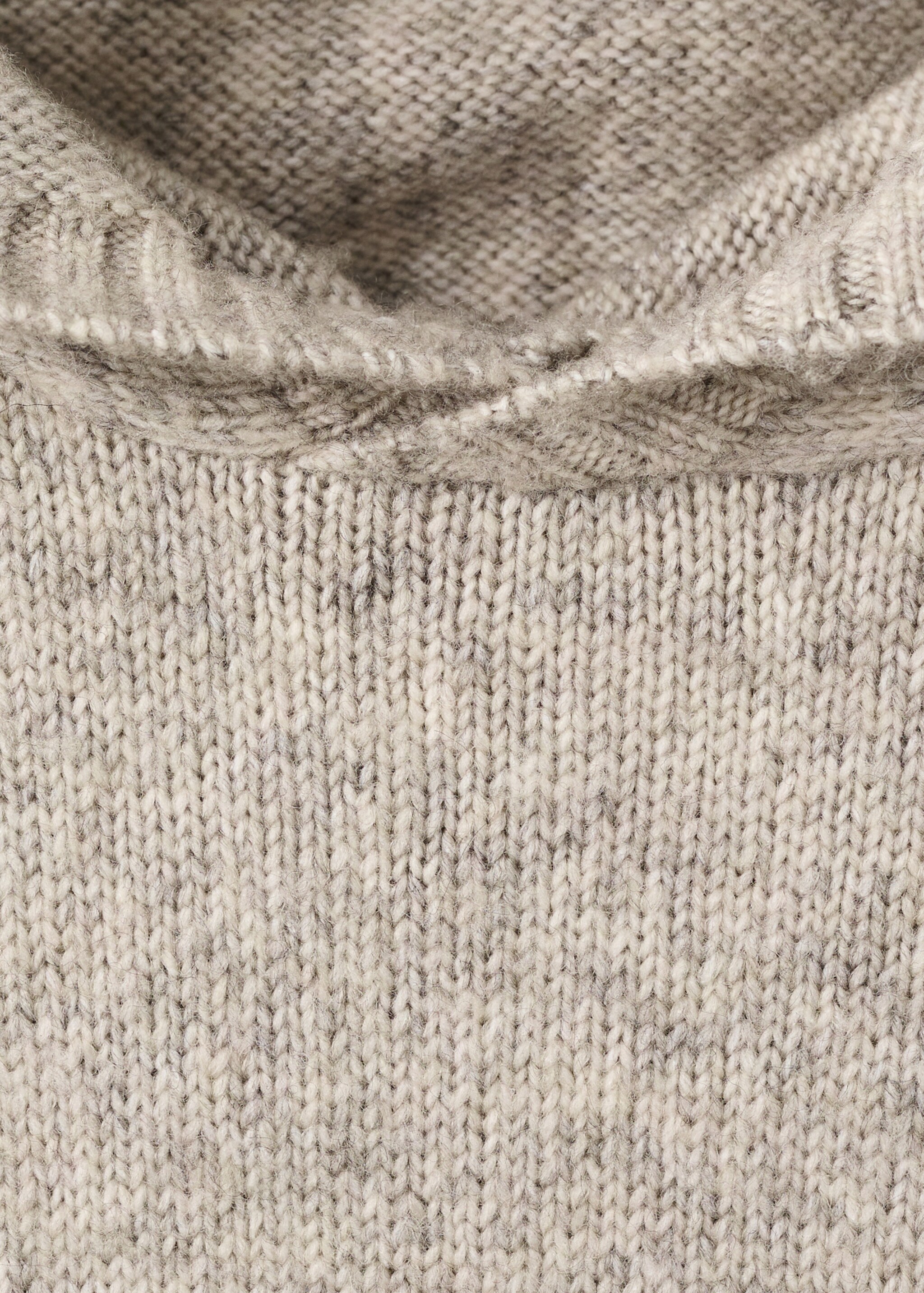 Jersey combinado capucha - Detalle del artículo 8, Marrón medio. Ref: 27061342-00.