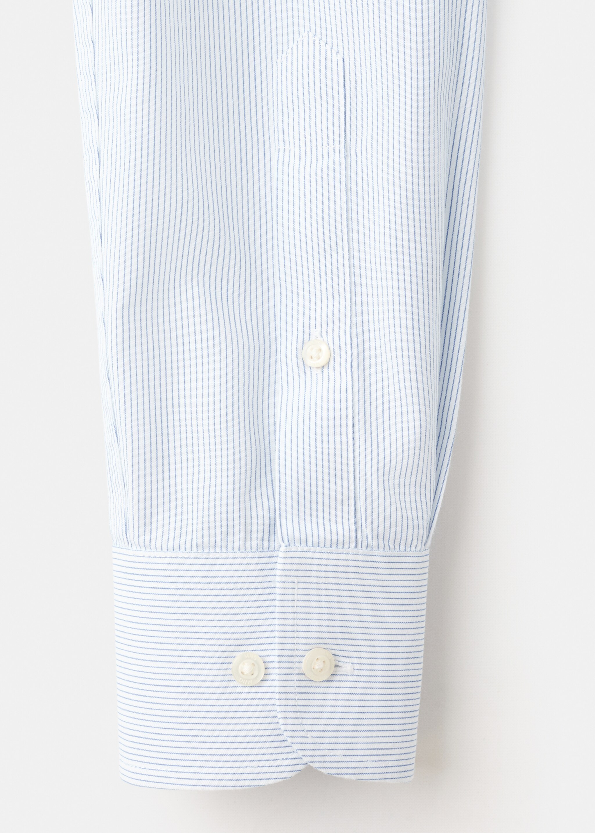 Classic-fit striped shirt - Details of the article 0, Sky Blue. Ref: 27061511-00.