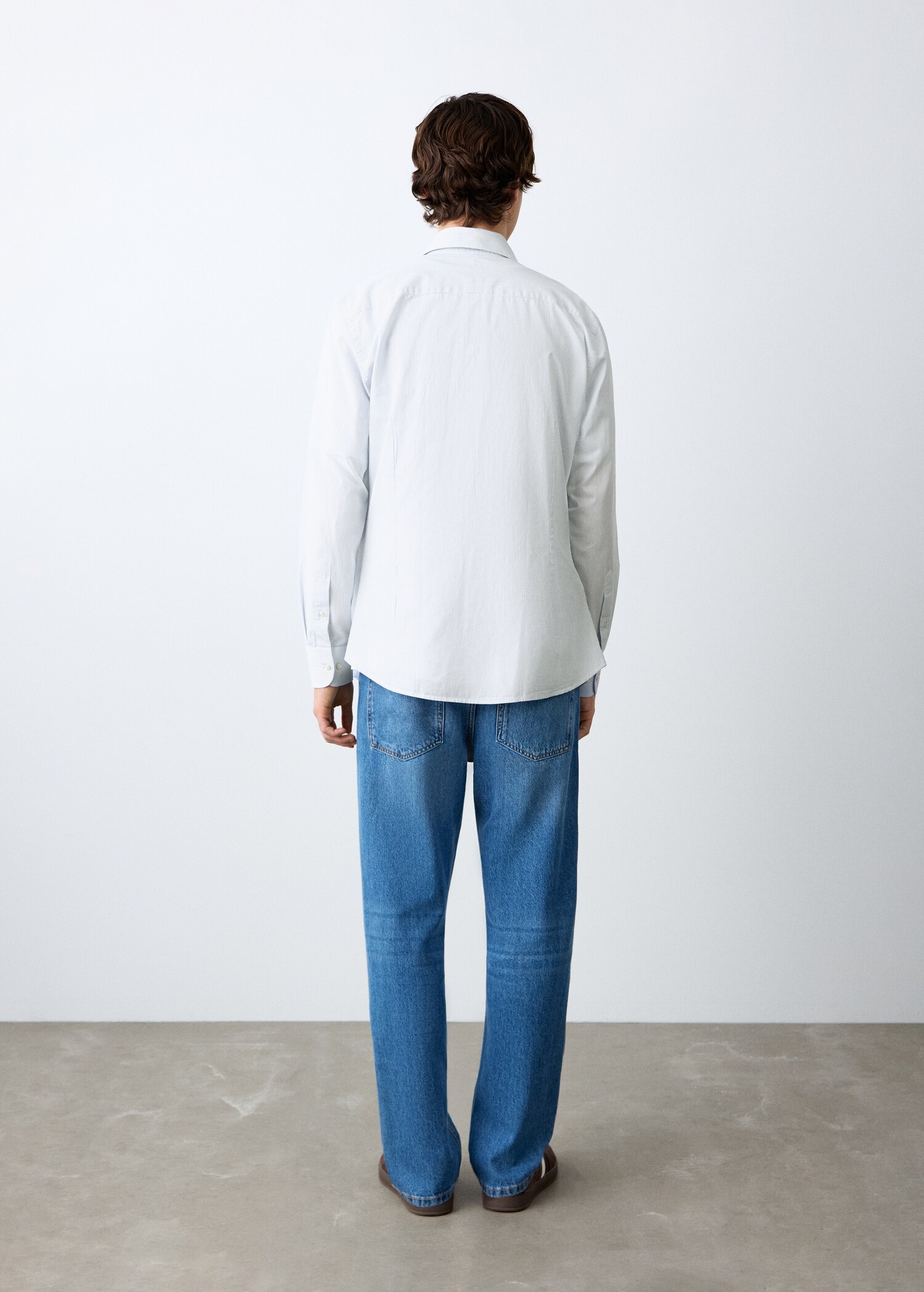 Classic-fit striped shirt - Reverse of the article