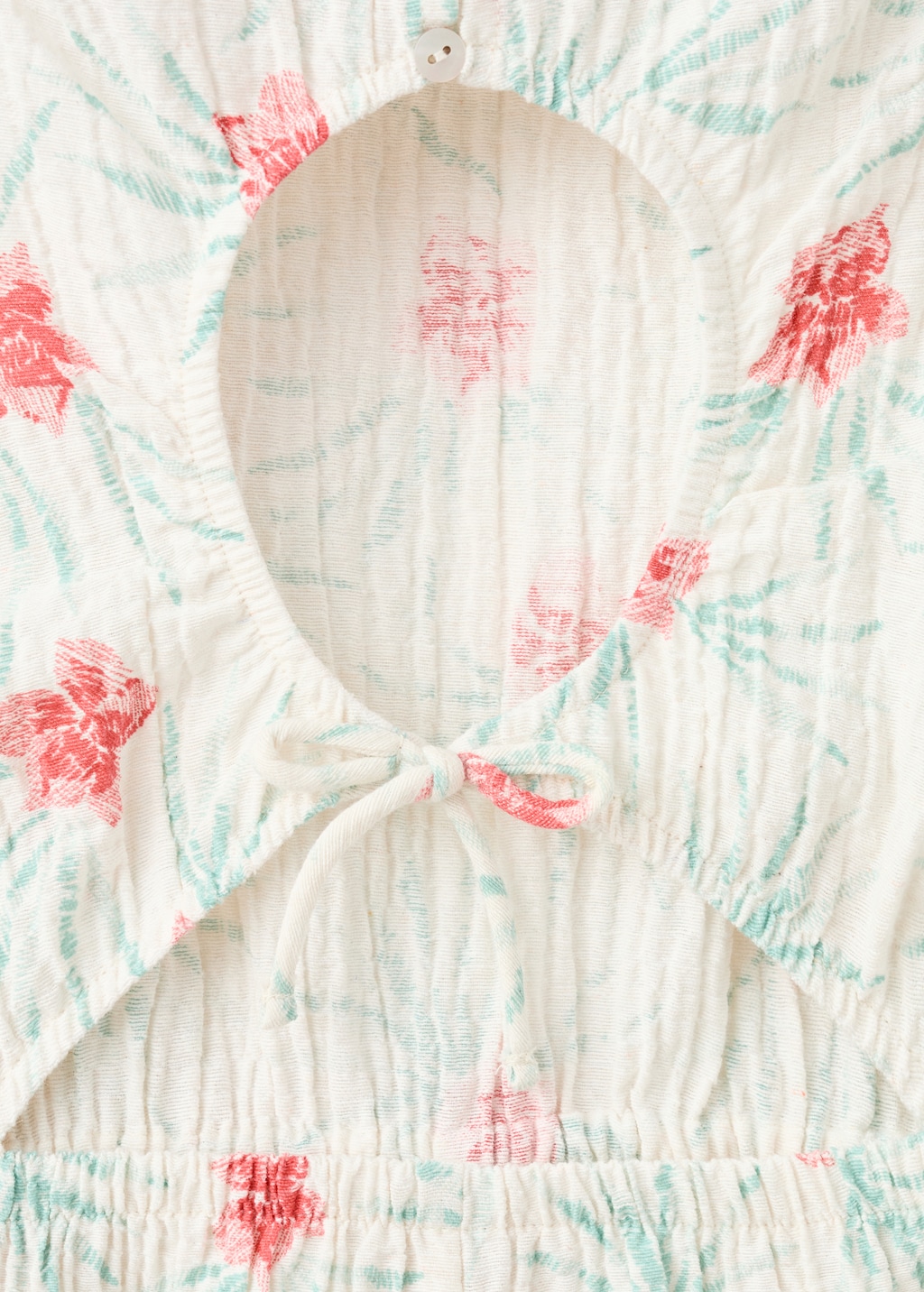 Printed short jumpsuit